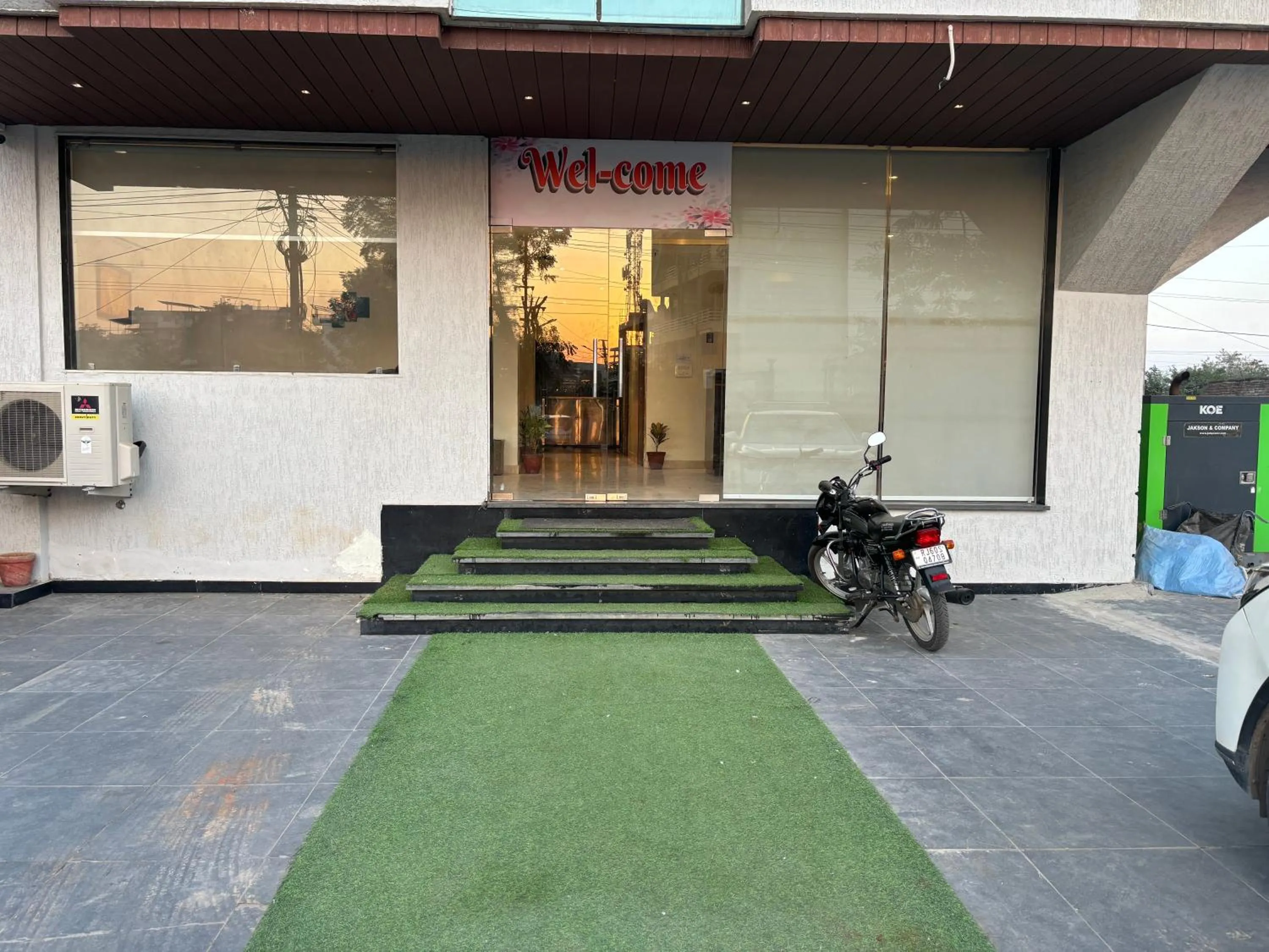 Parking in Hotel Karma Inn Near Akshay Patra Jagatpura