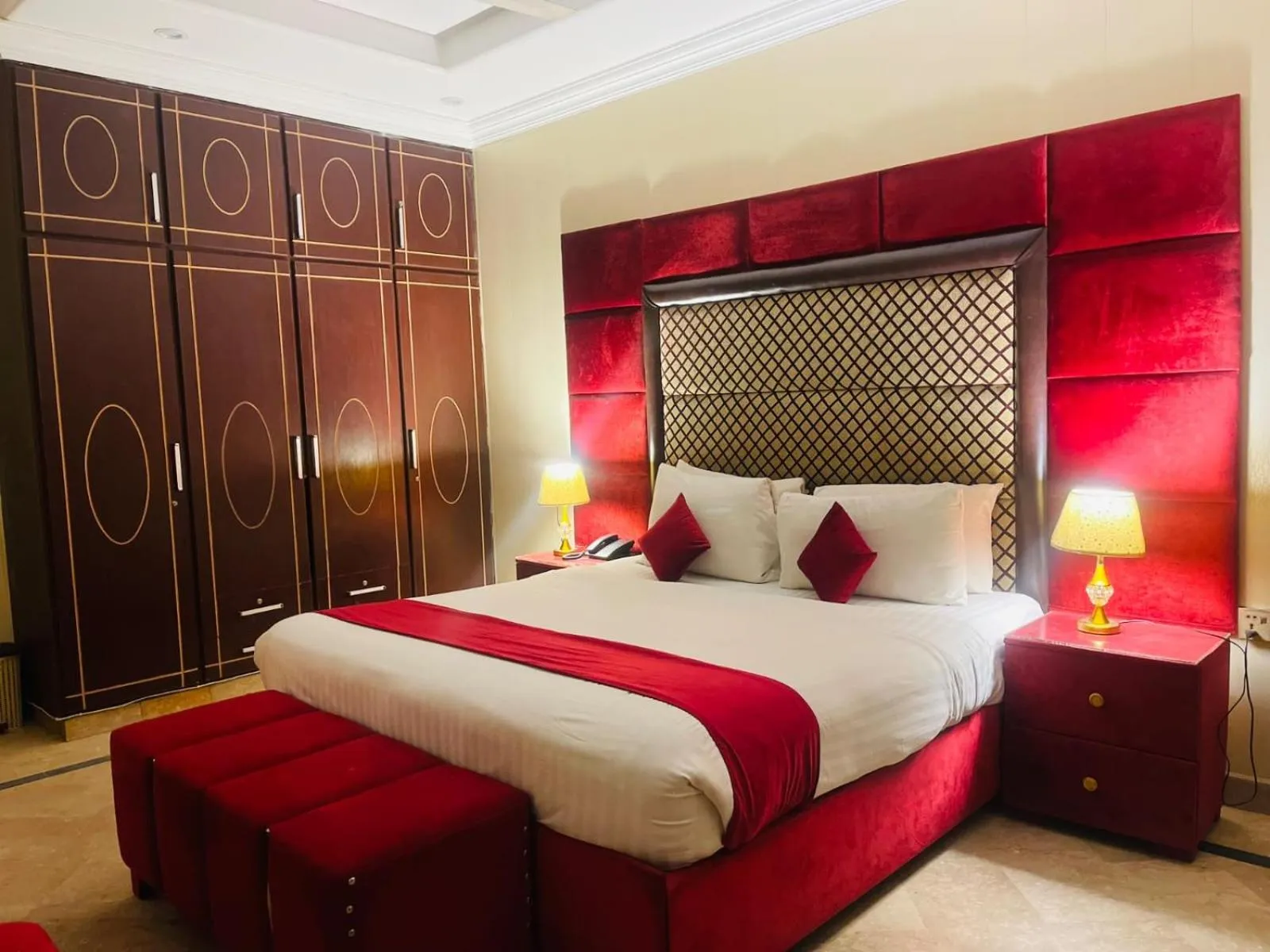 Bed in Infinity Hotel