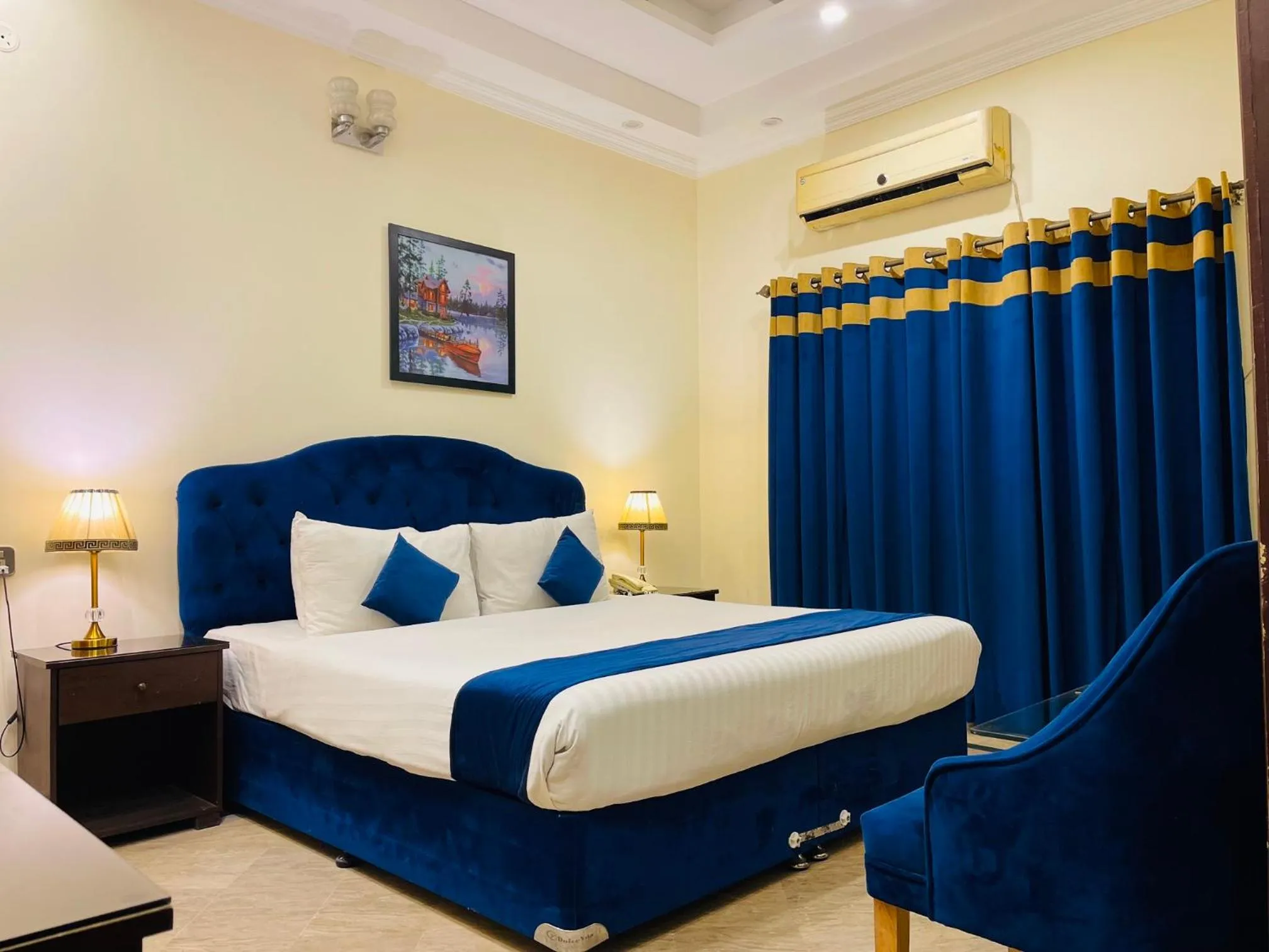 Bed in Infinity Hotel