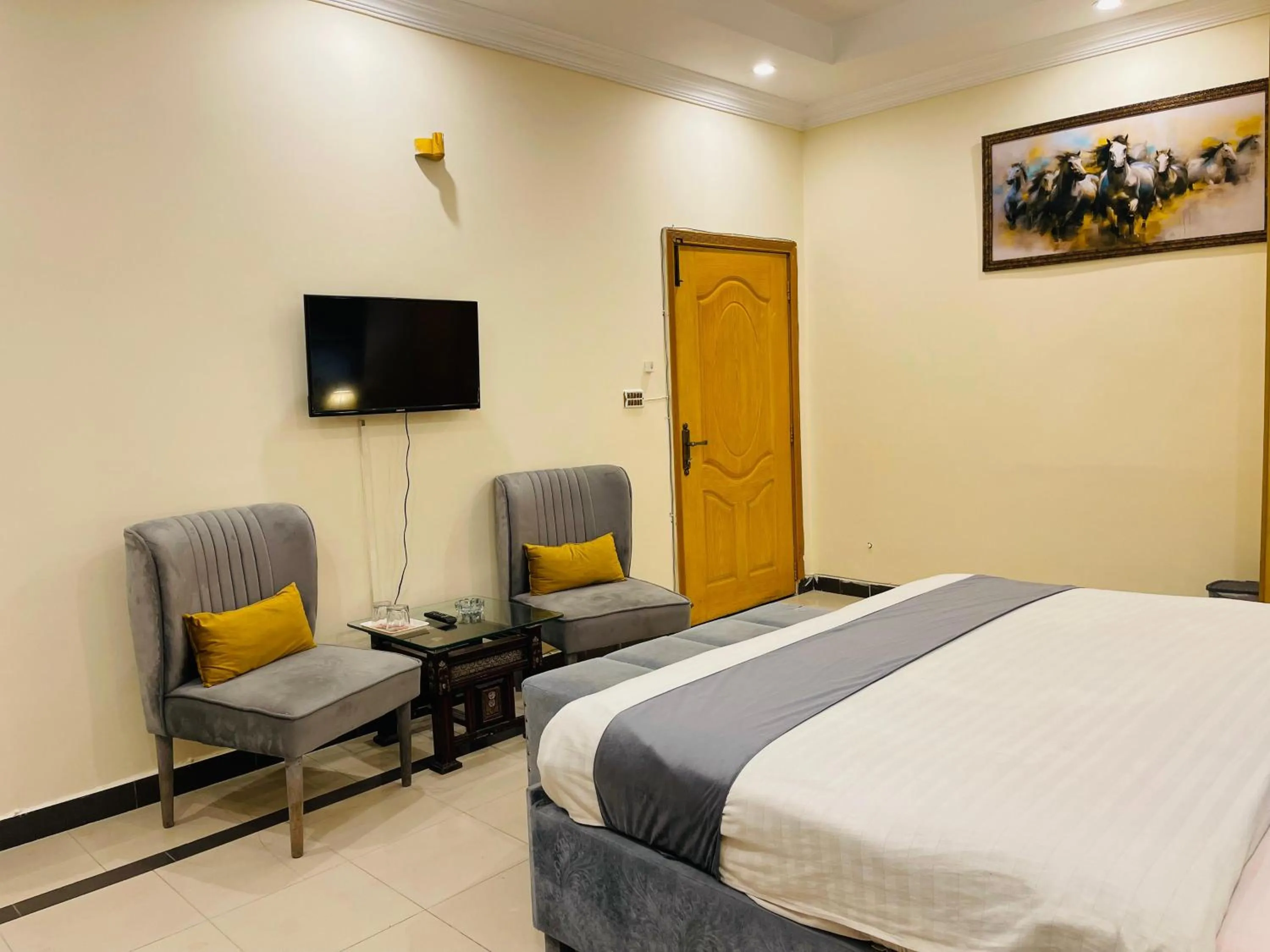 Bed in Infinity Hotel