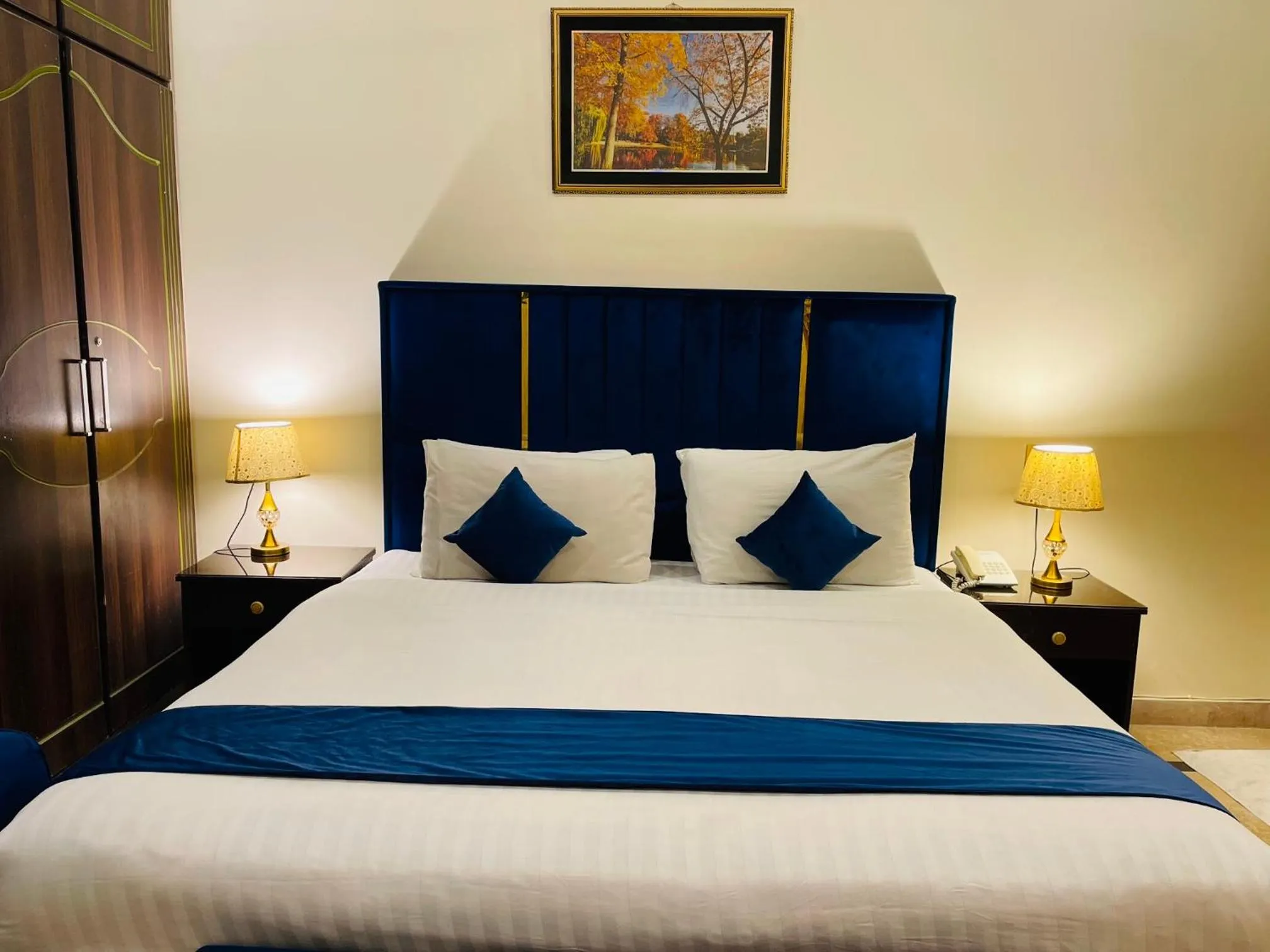 Bed in Infinity Hotel