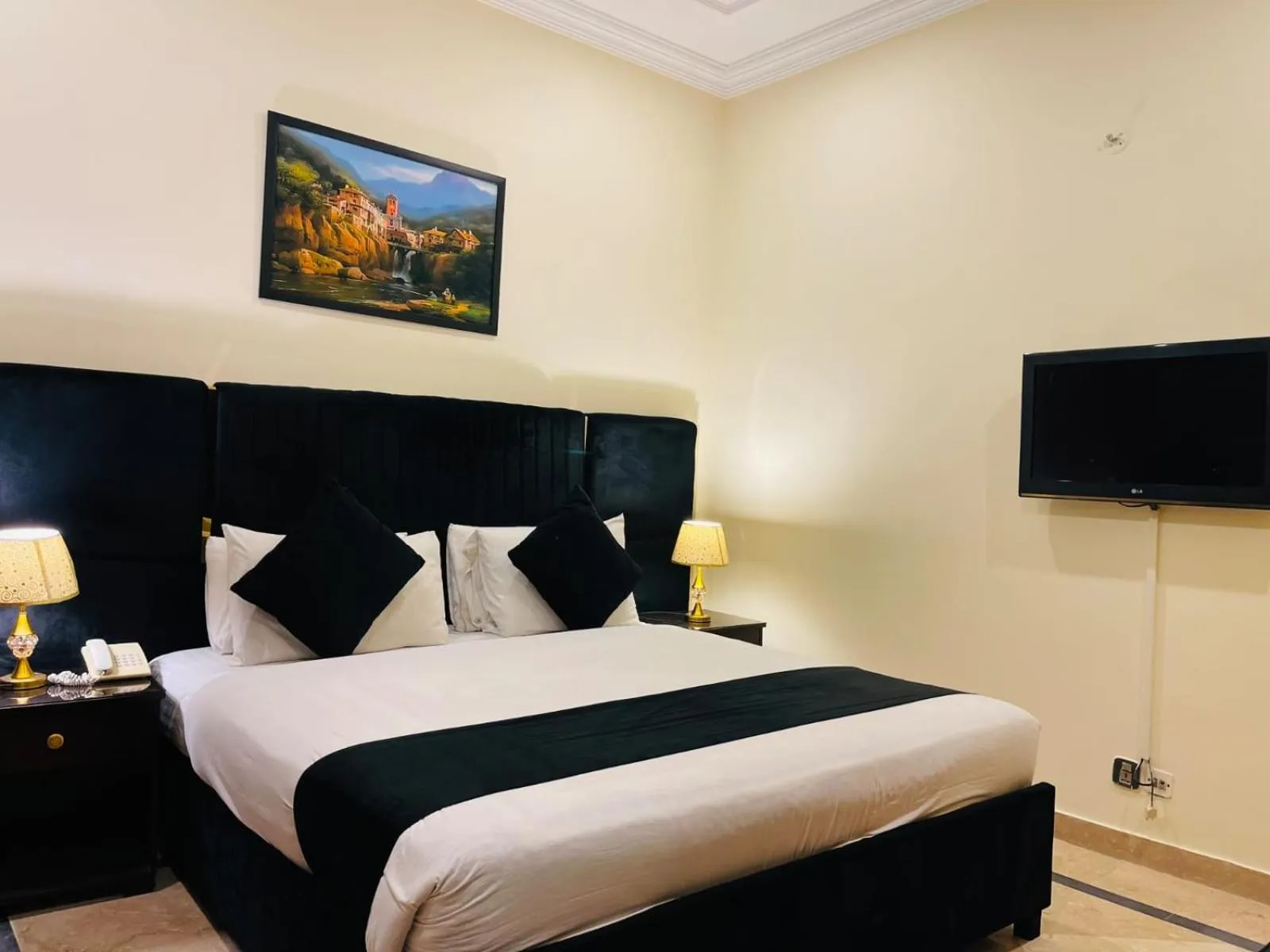 Bed in Infinity Hotel