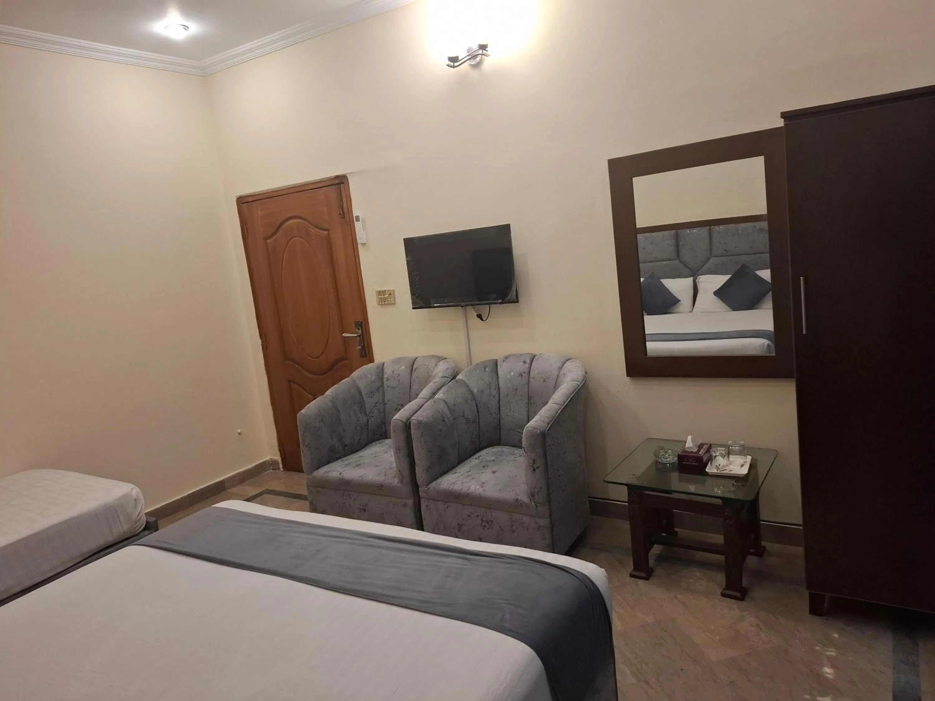 TV and multimedia, Bed in Infinity Hotel