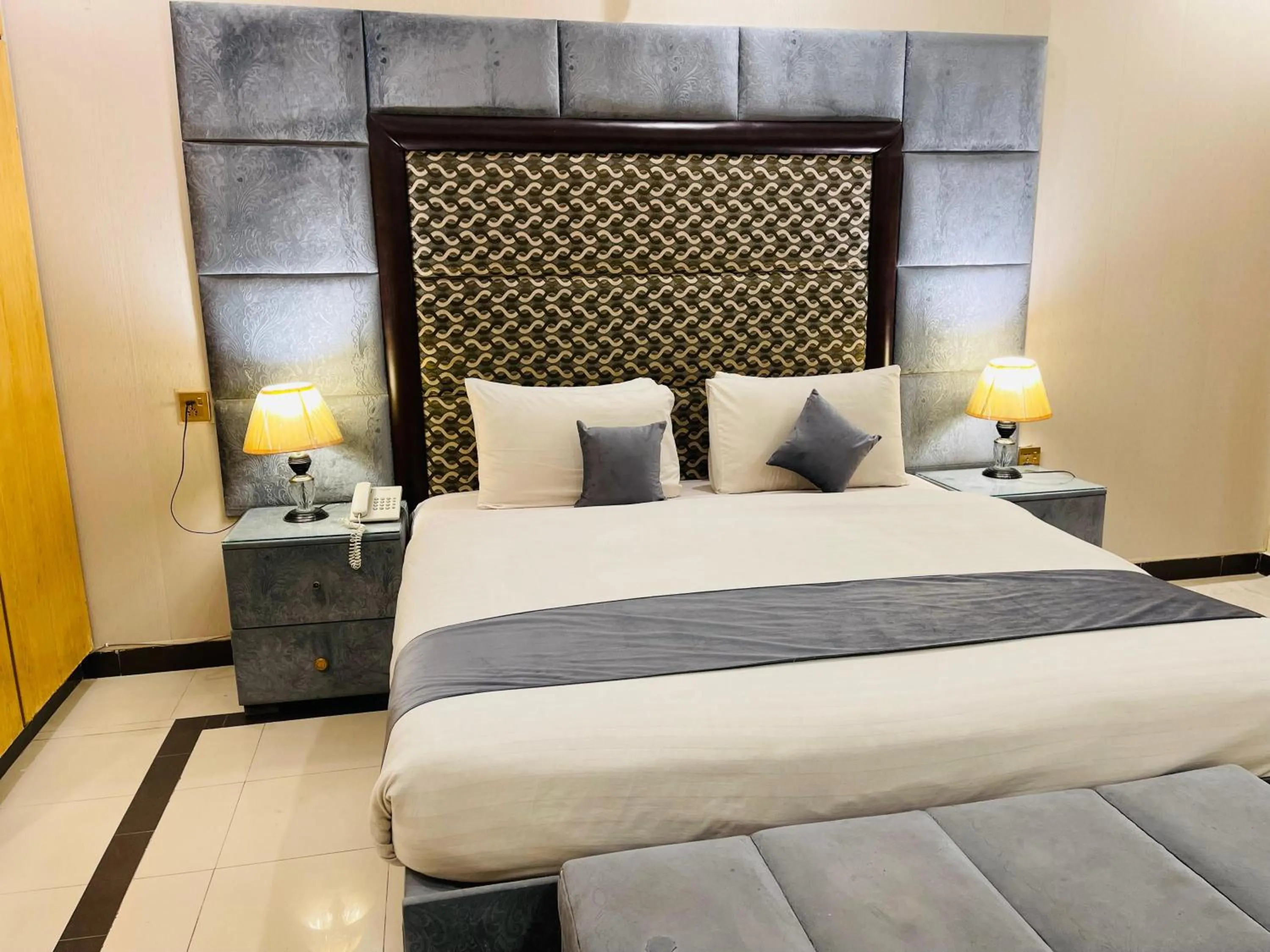 Bed in Infinity Hotel