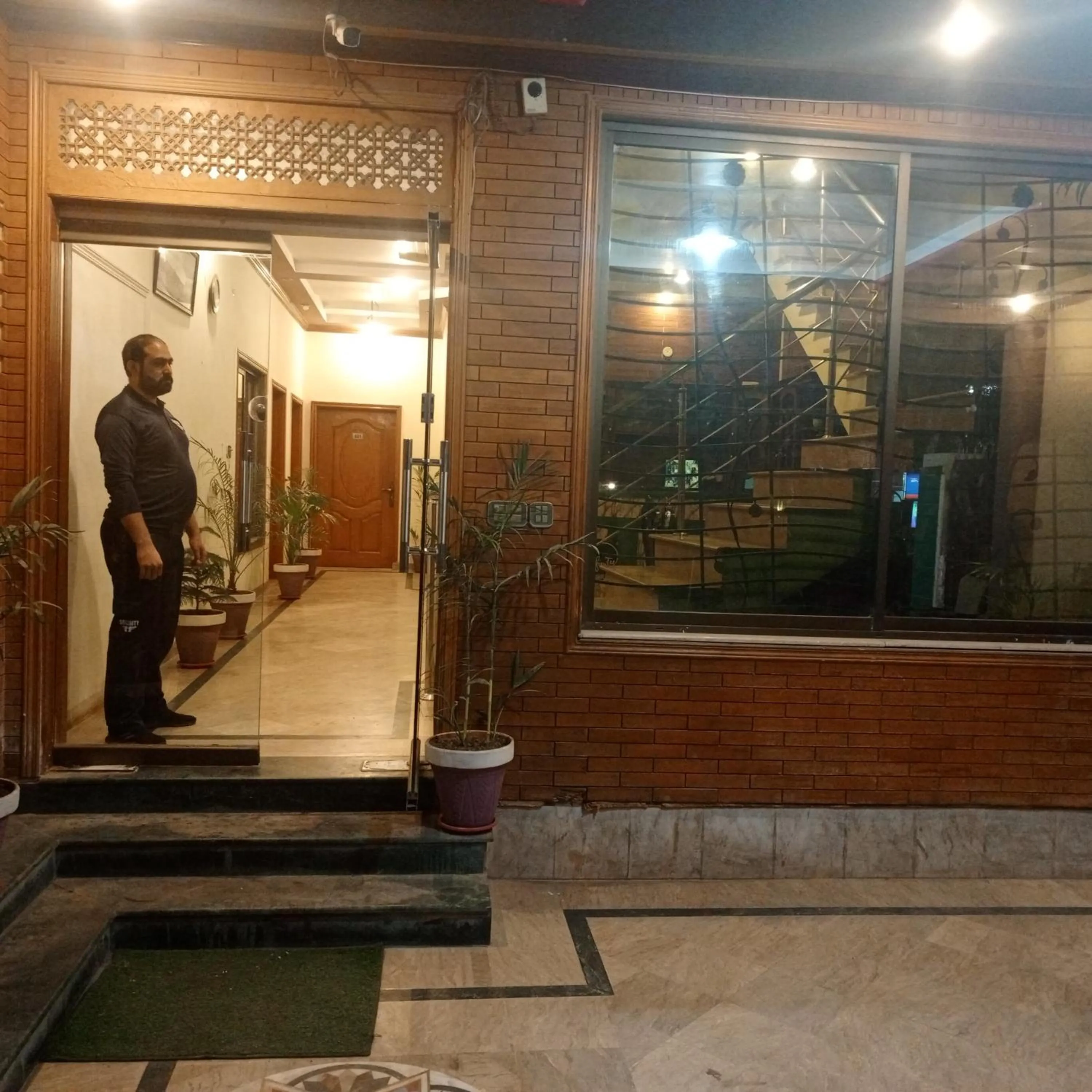 Facade/entrance in Infinity Hotel