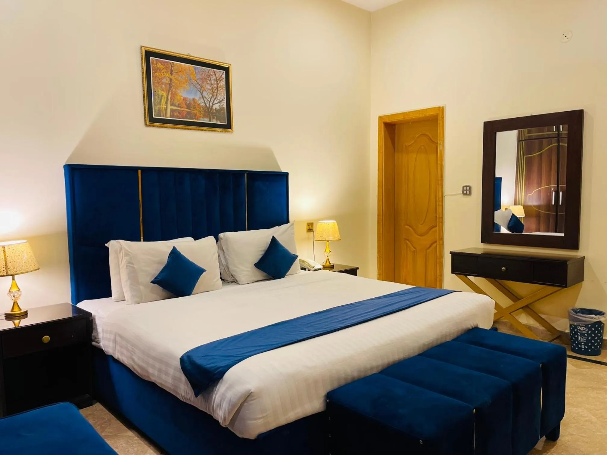 Bed in Infinity Hotel