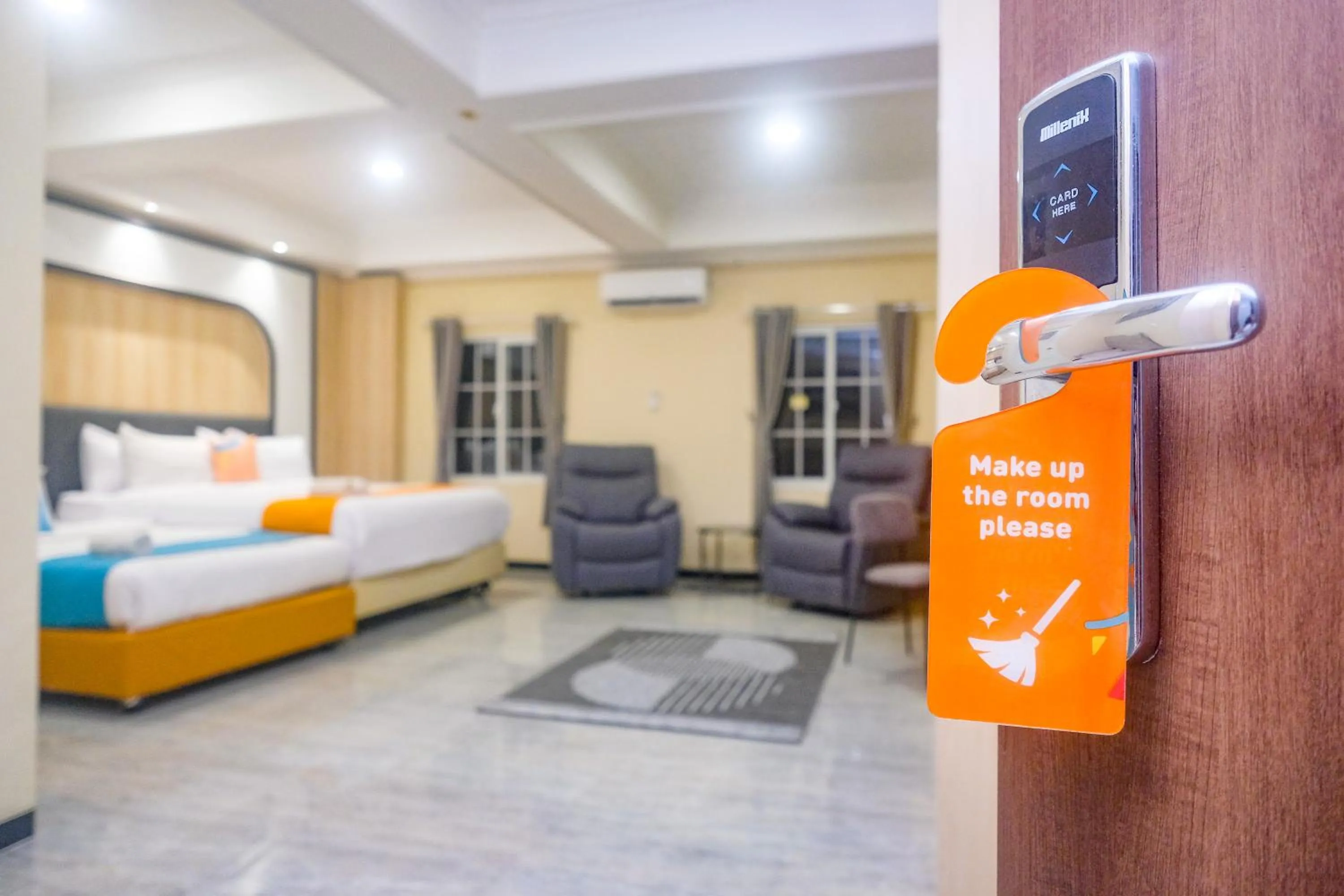 Bedroom, Bed in Sans Hotel City Park Medoho Semarang