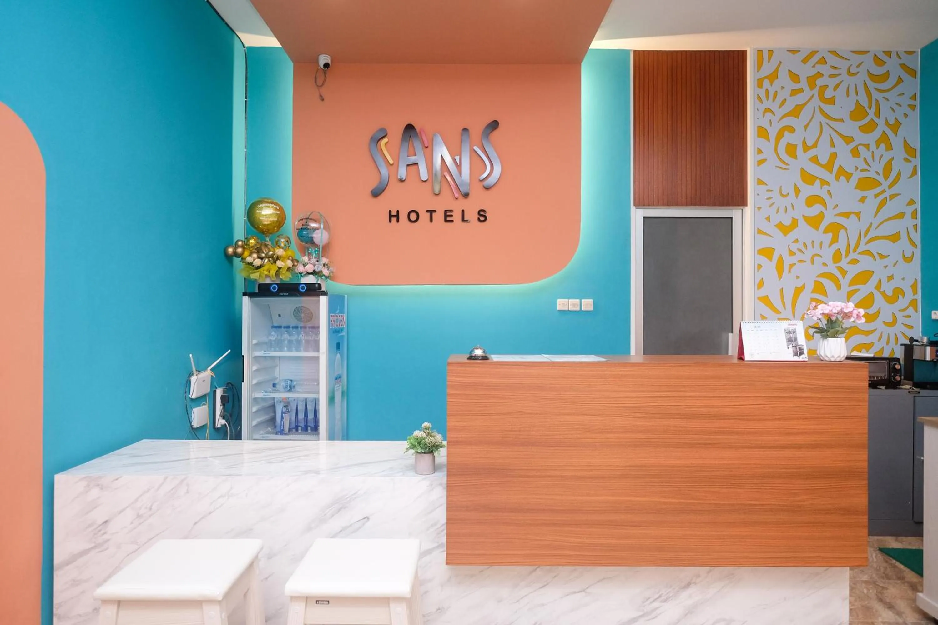Lobby or reception in Sans Hotel City Park Medoho Semarang
