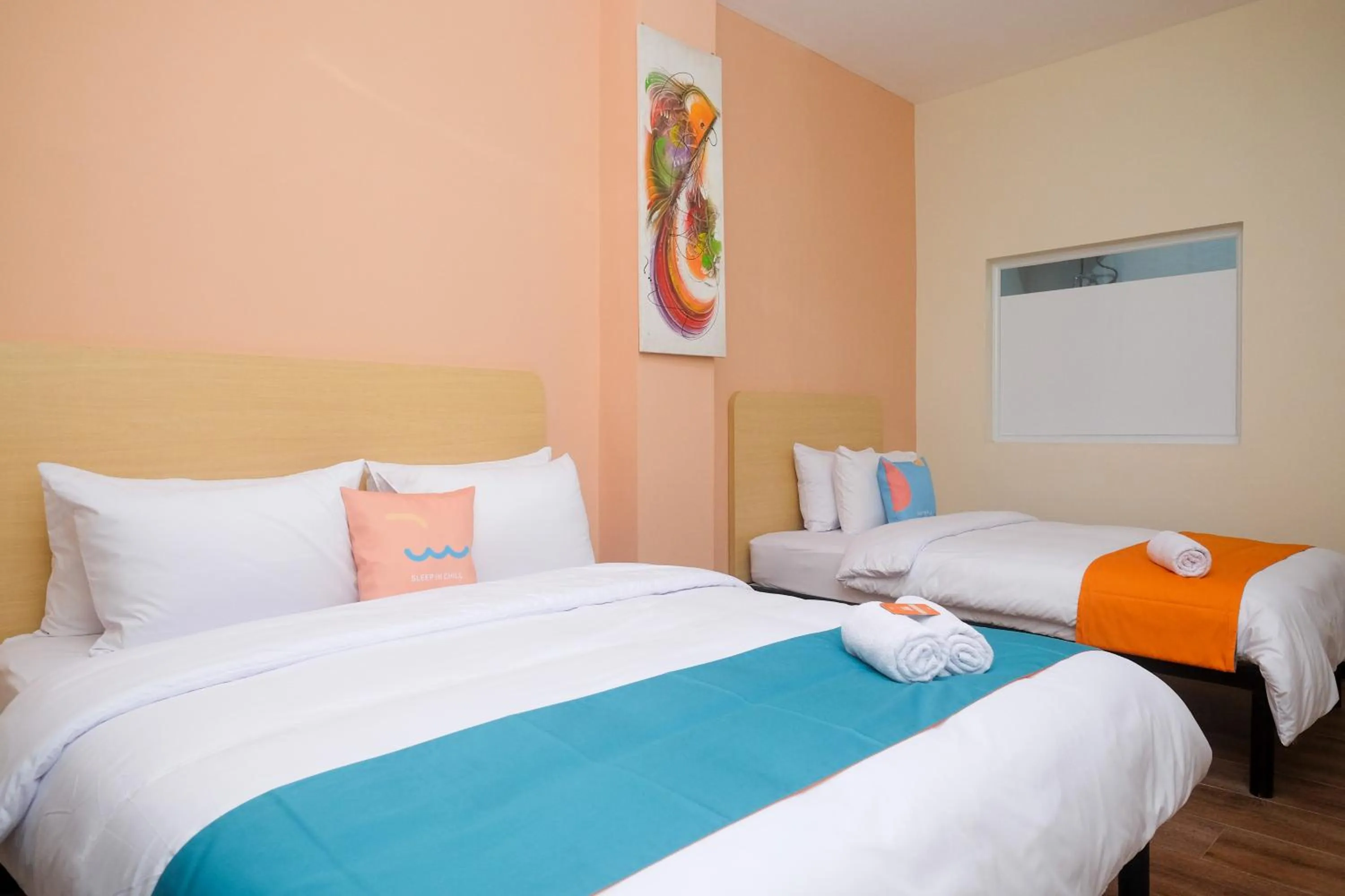 Bedroom, Bed in Sans Hotel City Park Medoho Semarang