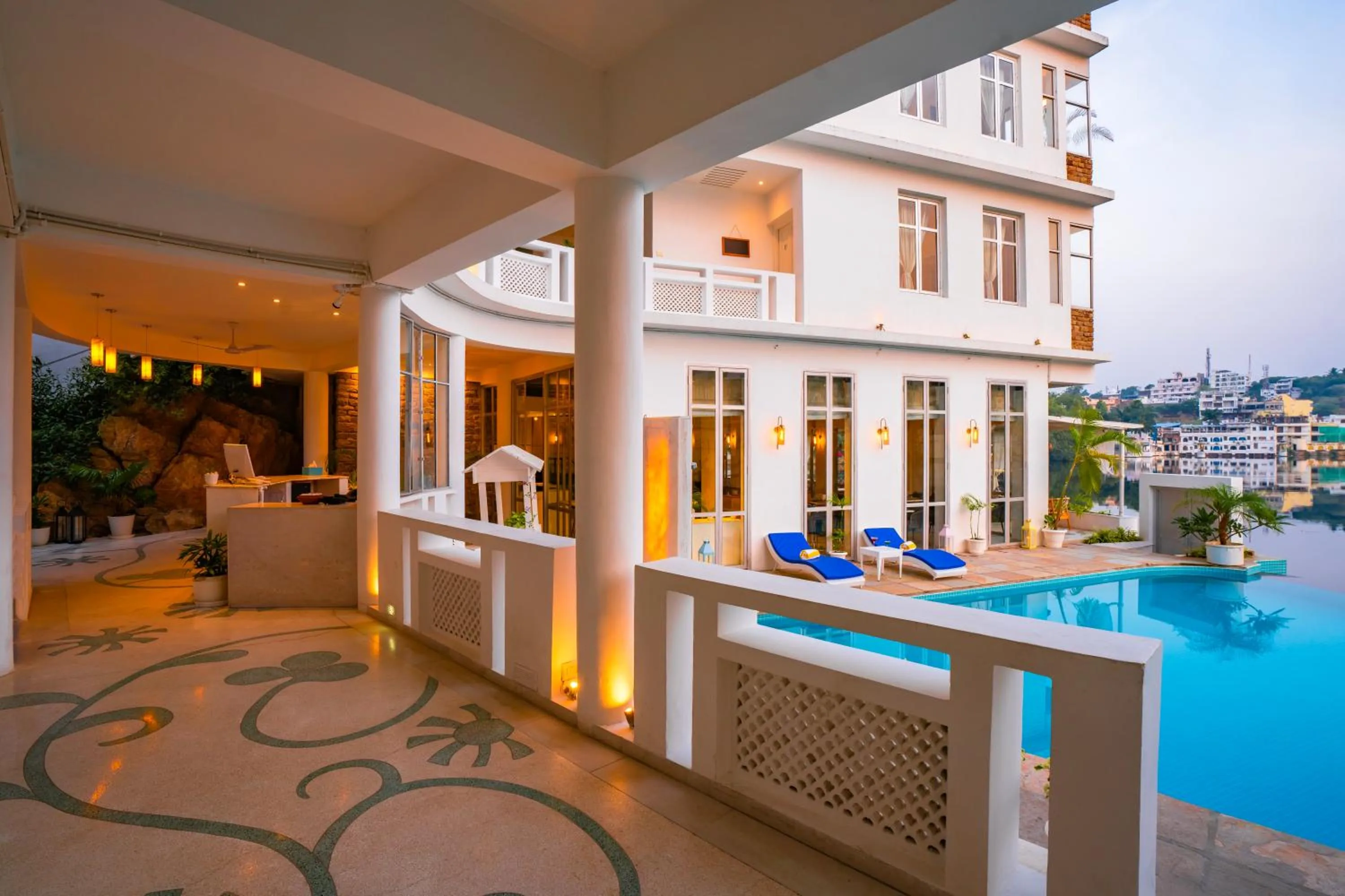 Swimming pool in Moustache Udaipur Verandah