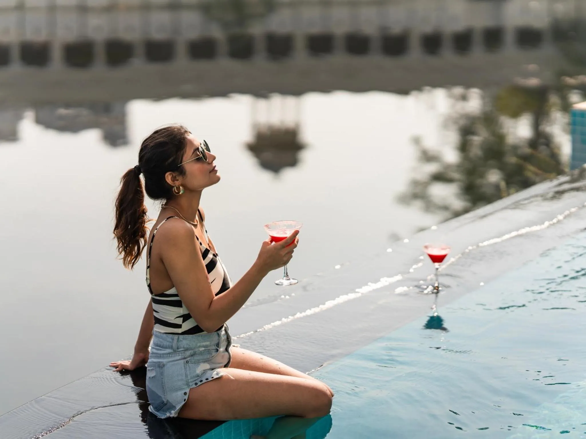 Swimming pool in Moustache Udaipur Verandah