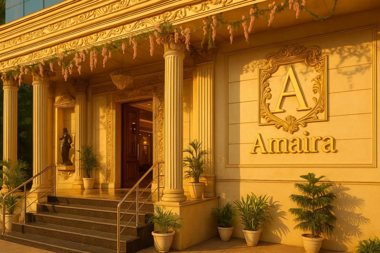 Facade/entrance in Amaira Hotels & Banquets Near Vaishali Metro Station