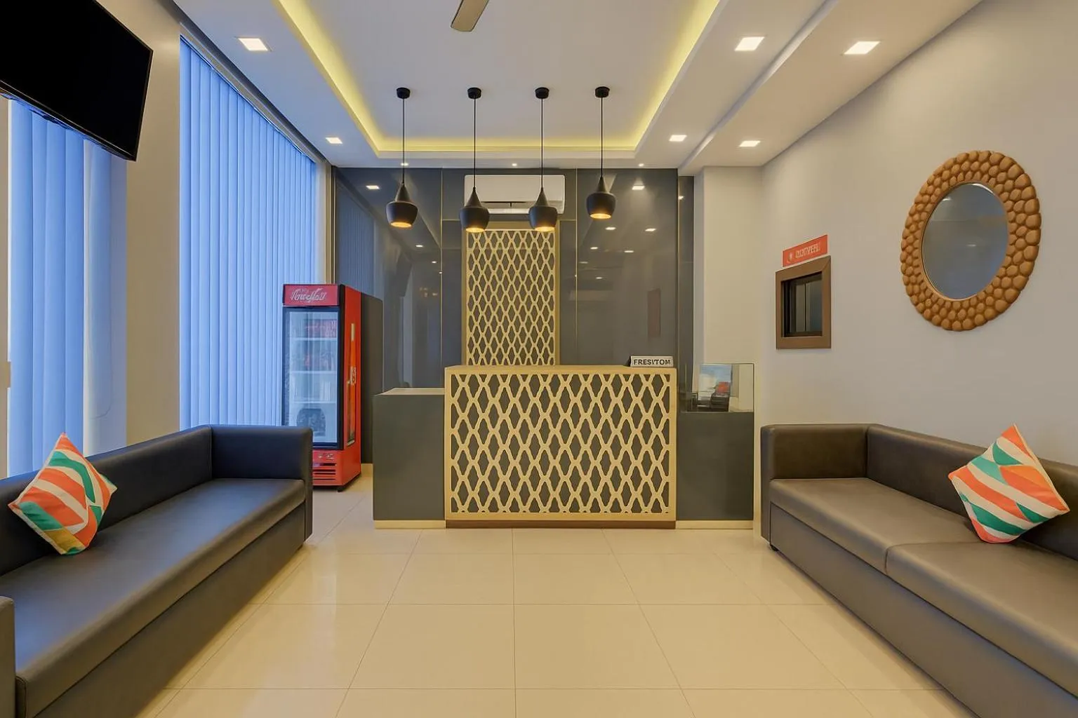 Lobby or reception in Amaira Hotels & Banquets Near Vaishali Metro Station