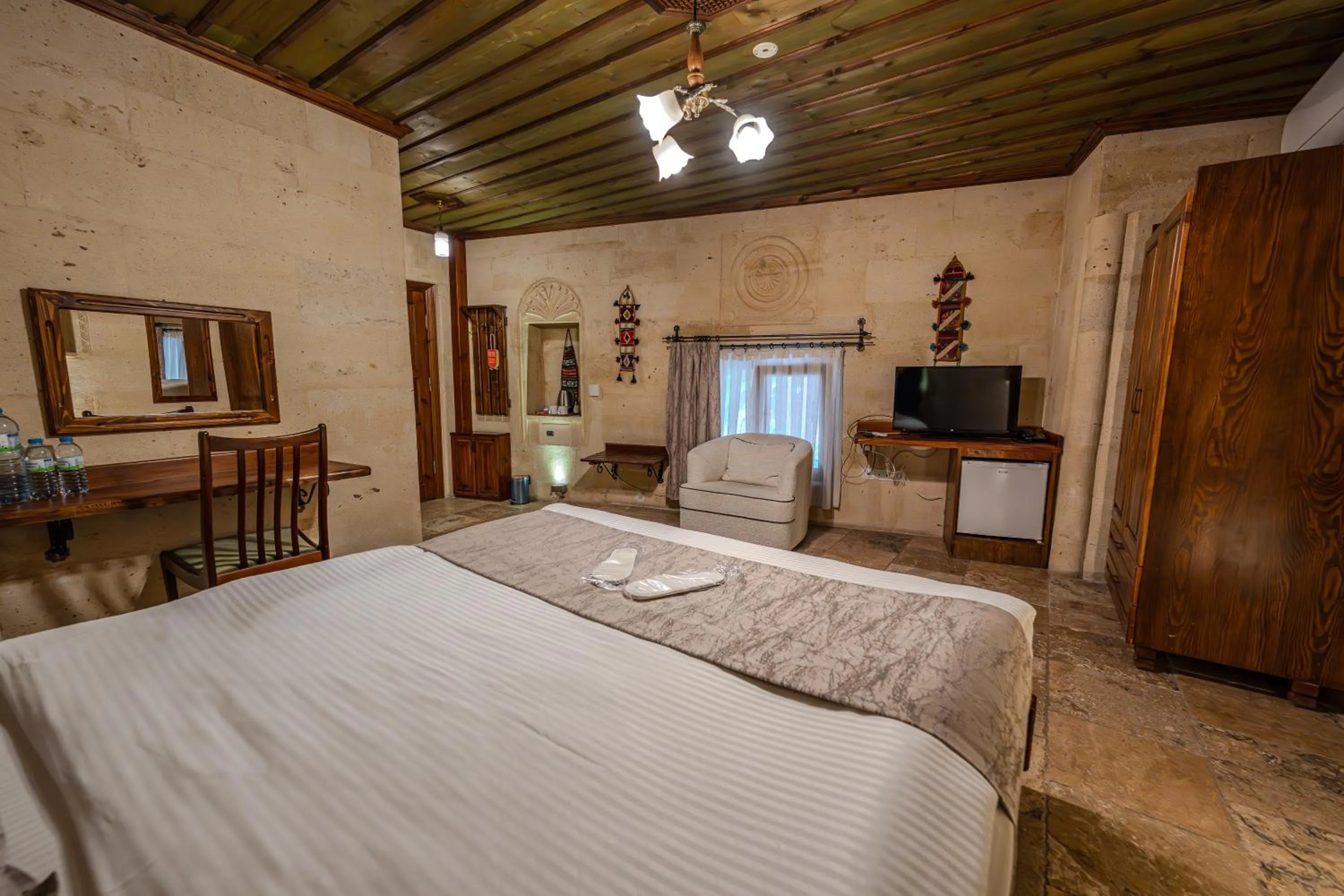 Bed in Osmanbey Cave House