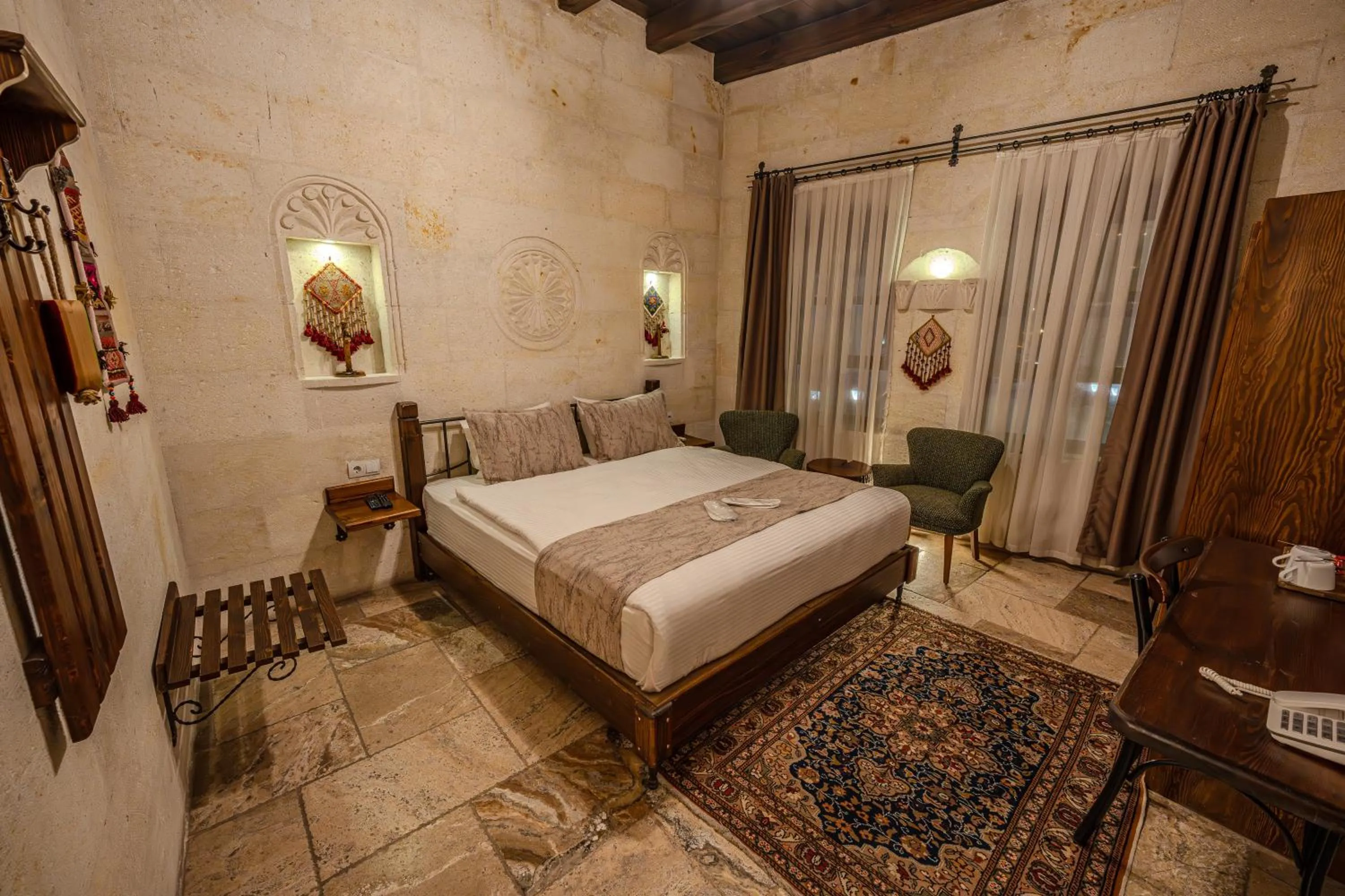 Bed in Osmanbey Cave House
