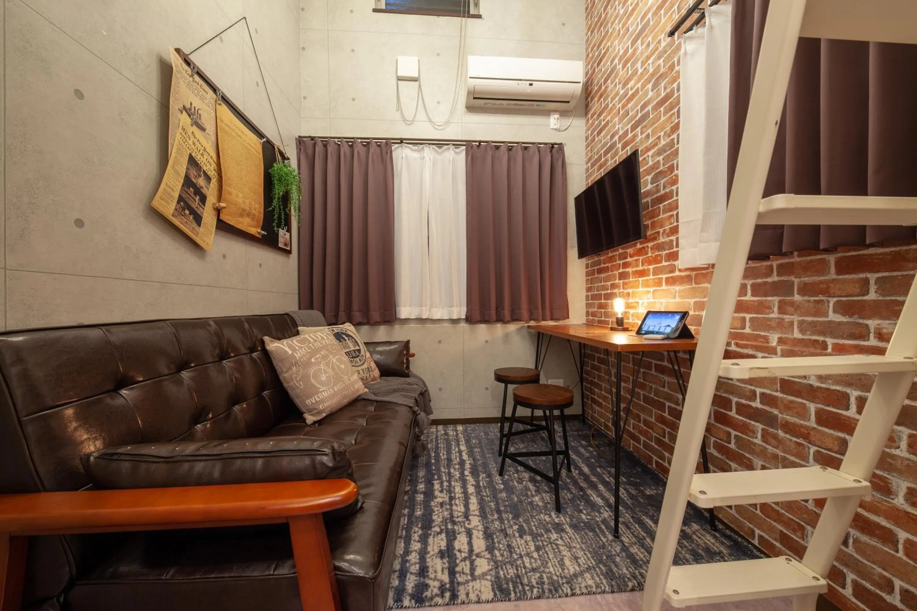 Seating area in Vintage Design Kagurazaka