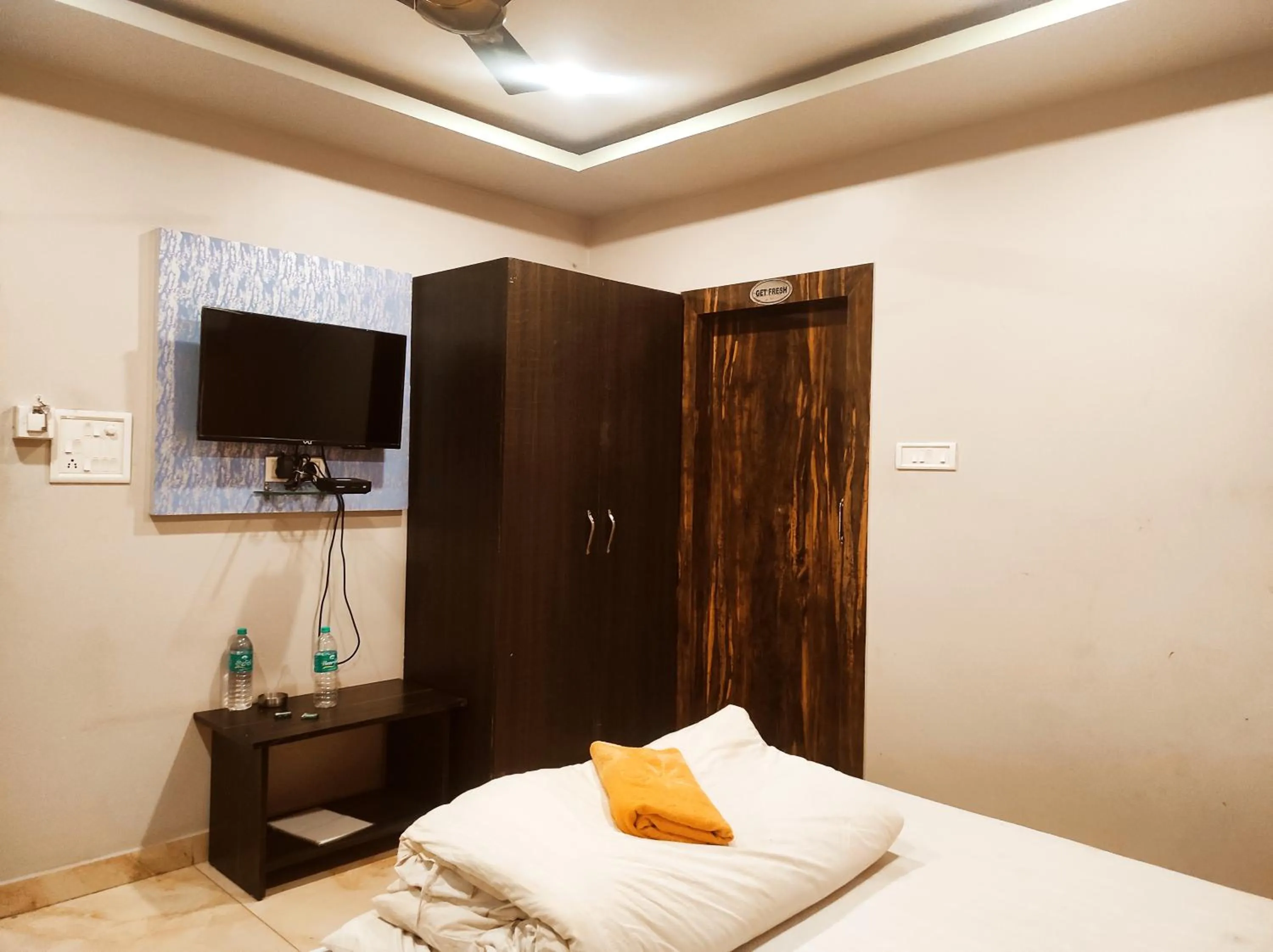 Bed in Hotel Bhagwani Palace