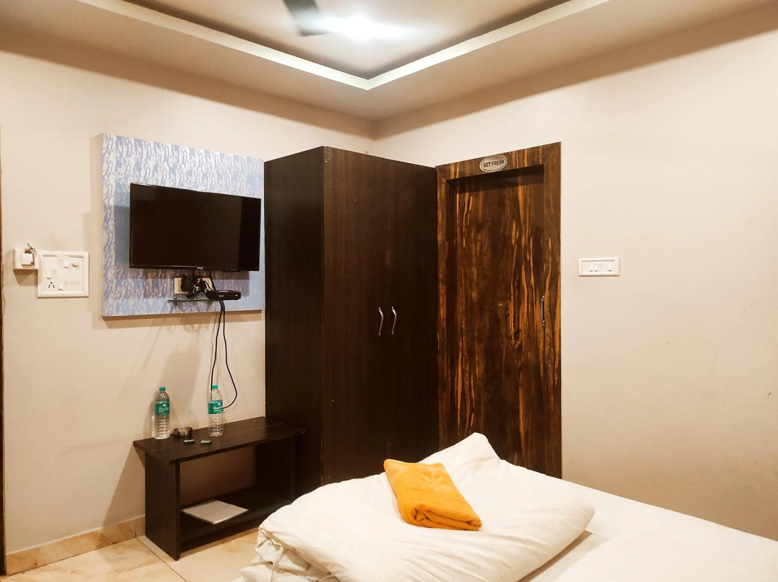 Bed in Hotel Bhagwani Palace