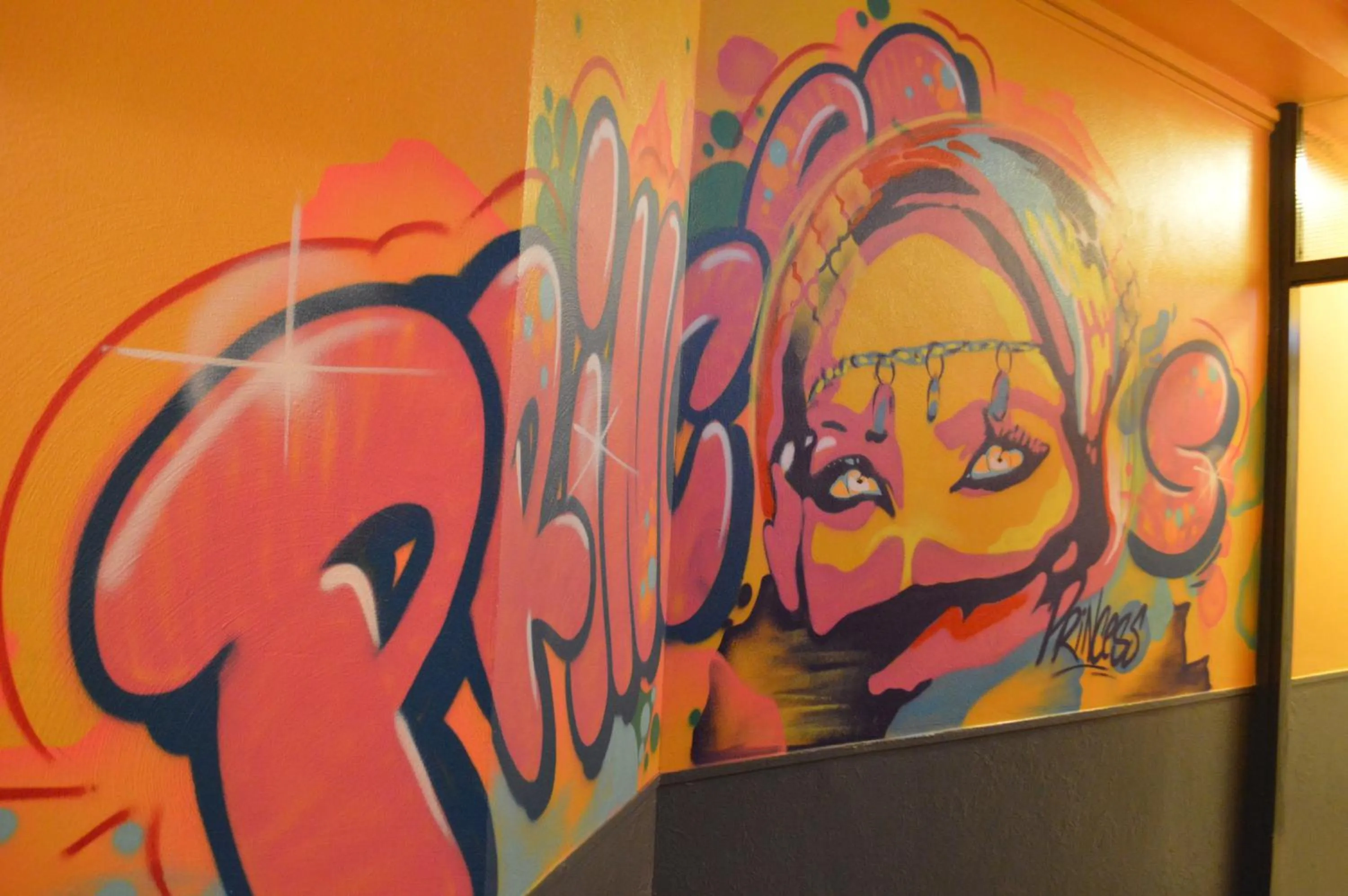 Decorative detail in Princess Hostel Leidse Square Amsterdam