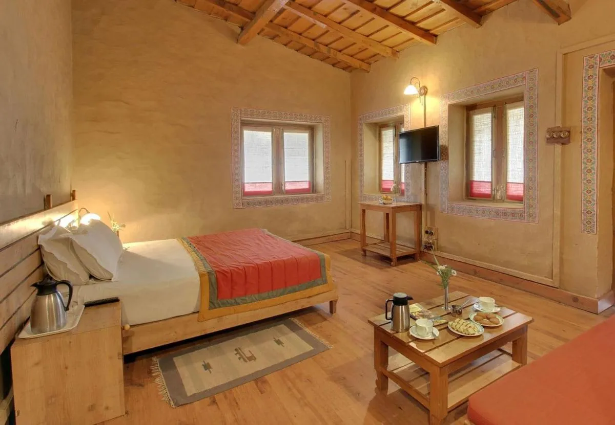 Bed in Eco Lodge Chevron