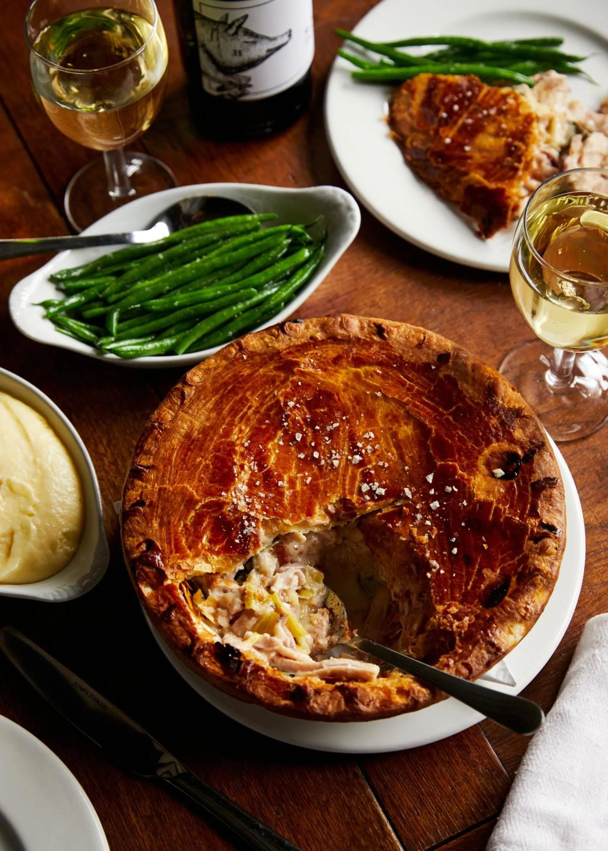 Food and drinks in The Sherborne Arms