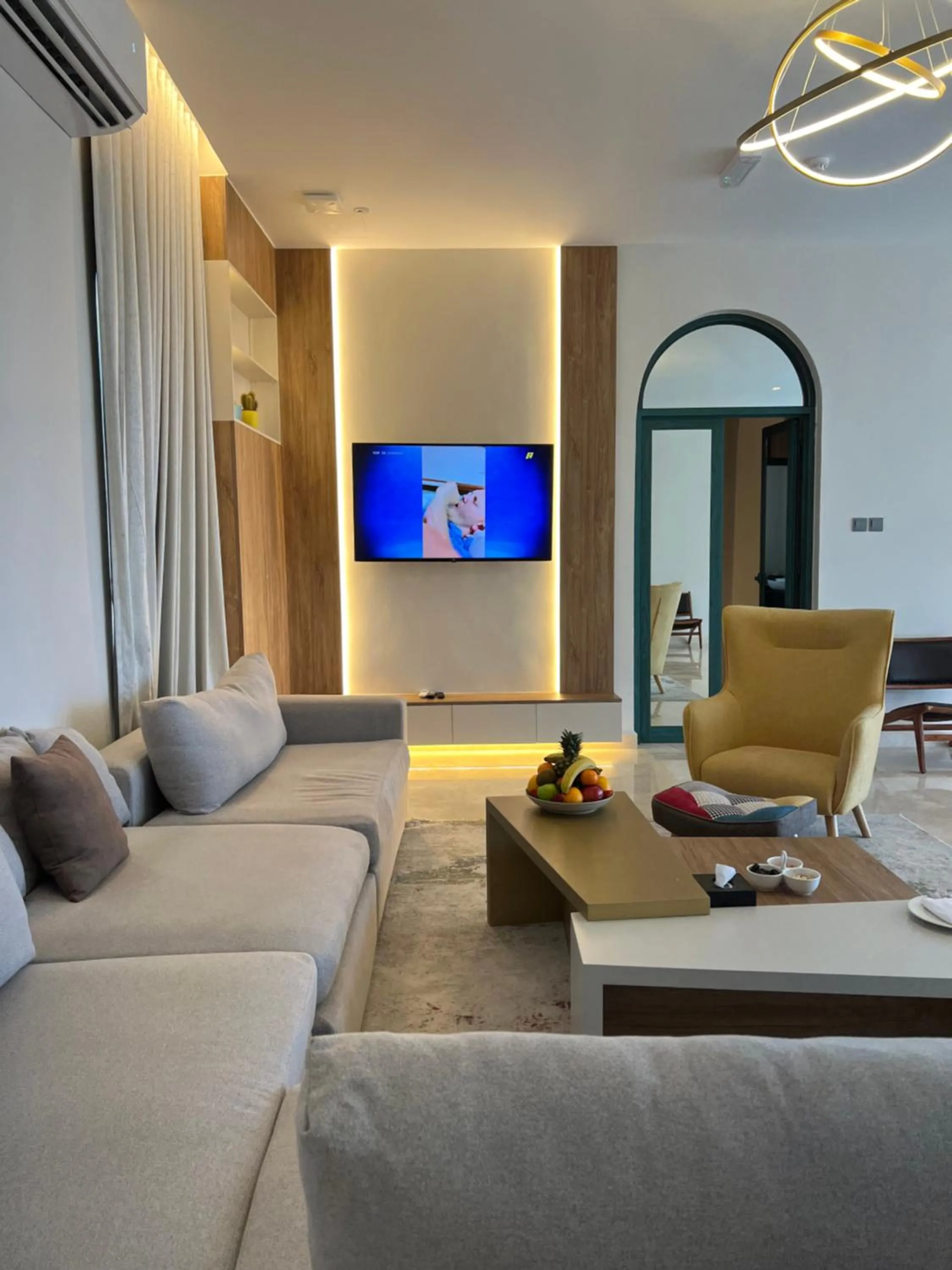 Living room in Dibba Mountain Park Resort