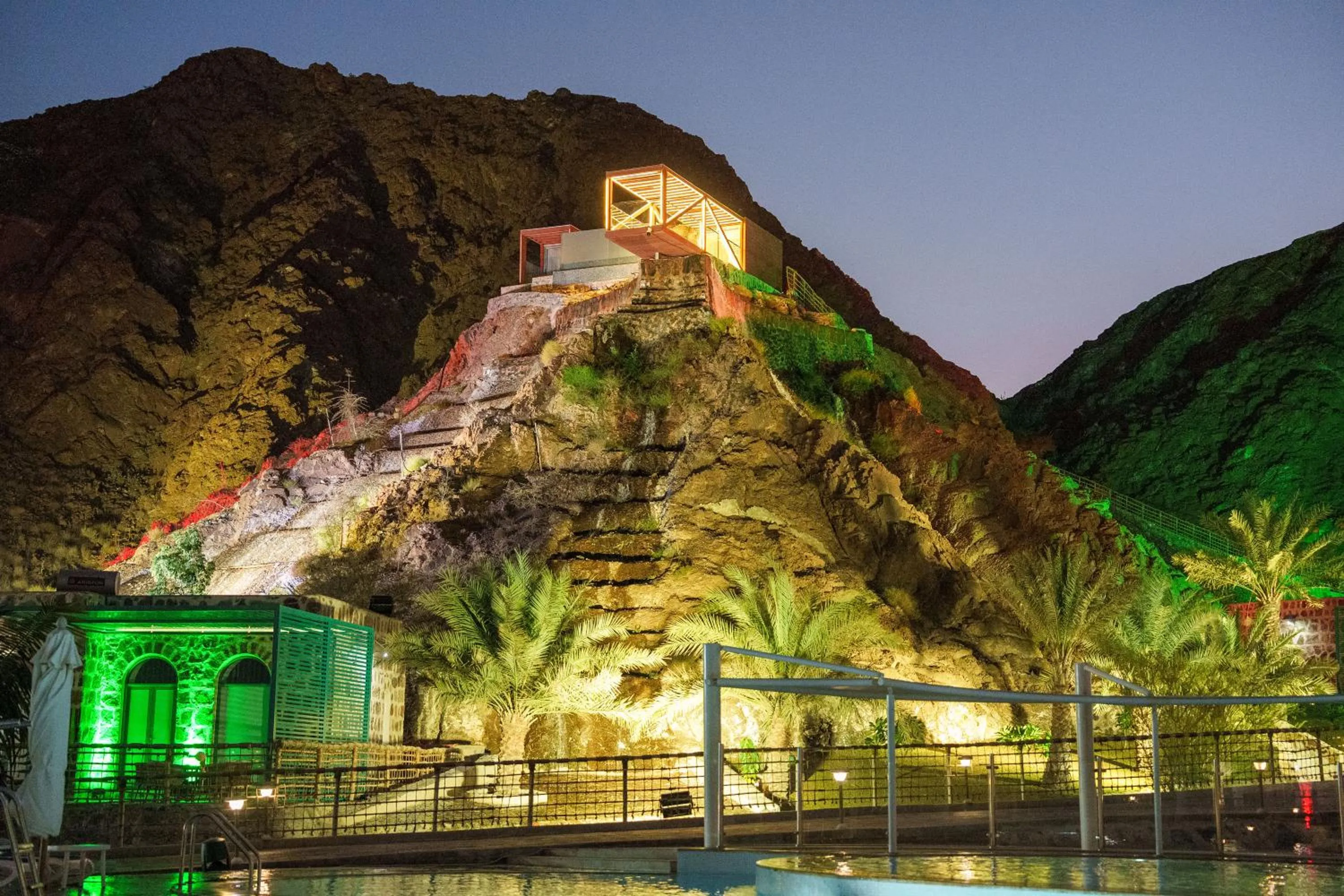 Mountain view in Dibba Mountain Park Resort