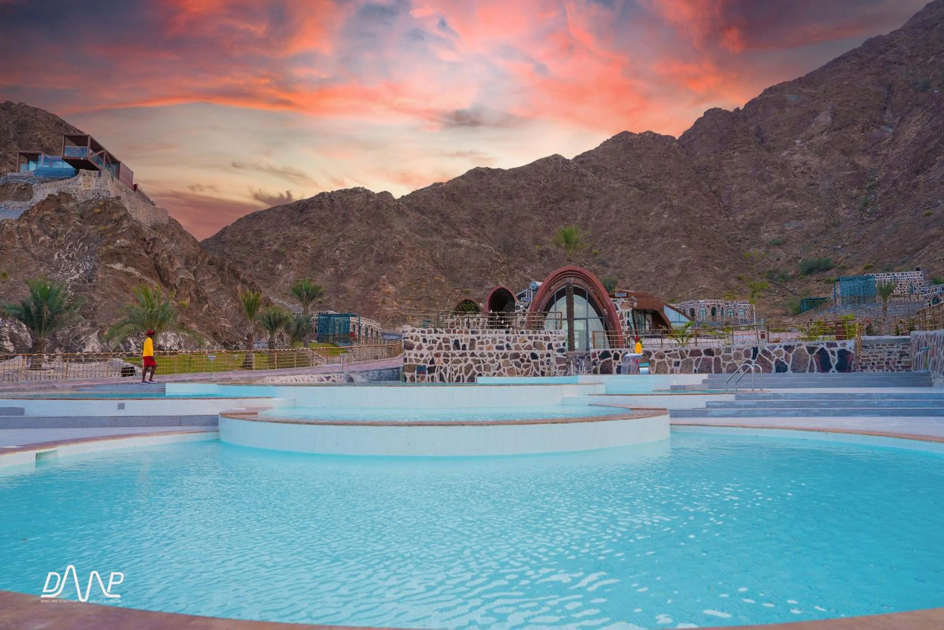 Swimming pool in Dibba Mountain Park Resort