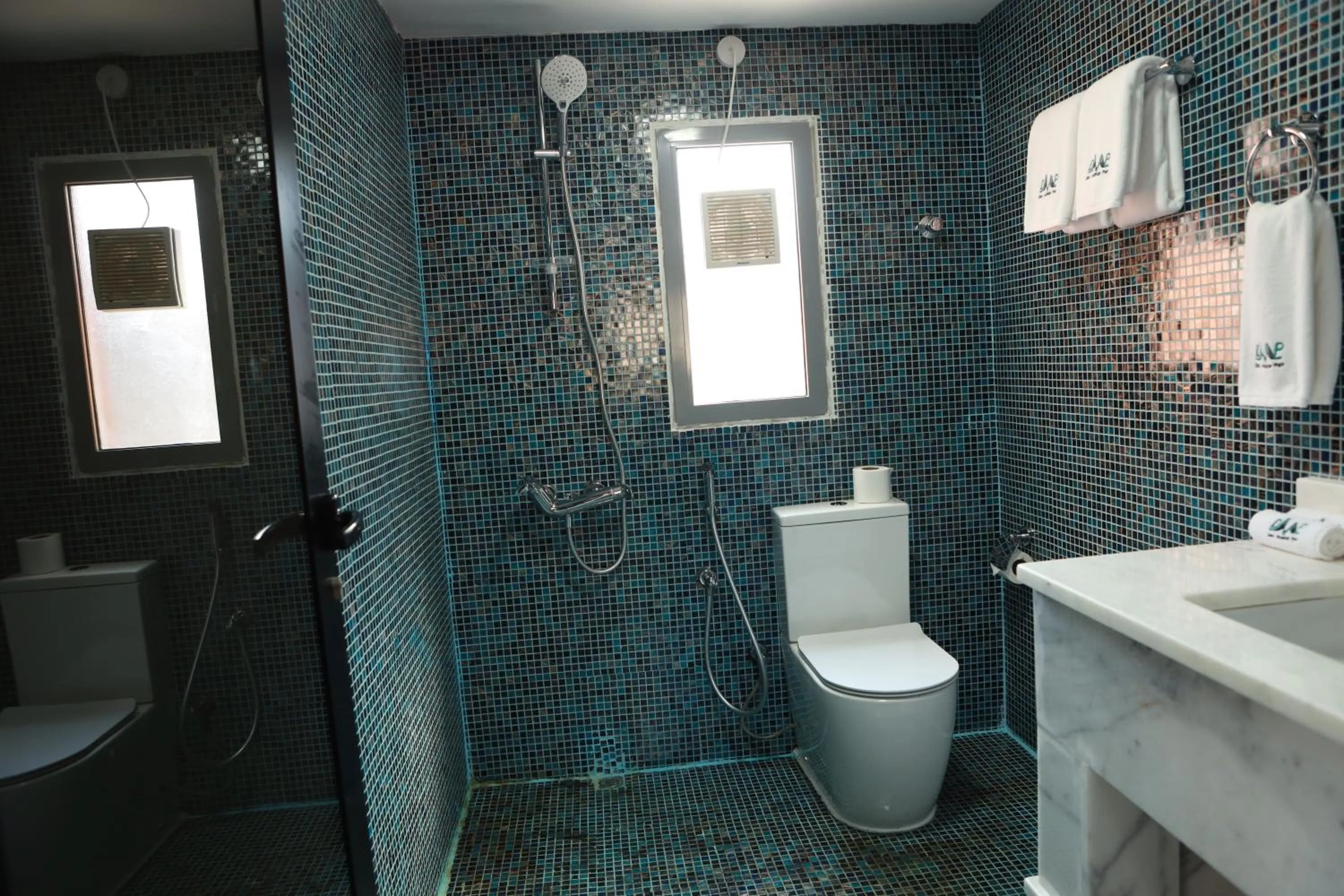 Toilet in Dibba Mountain Park Resort