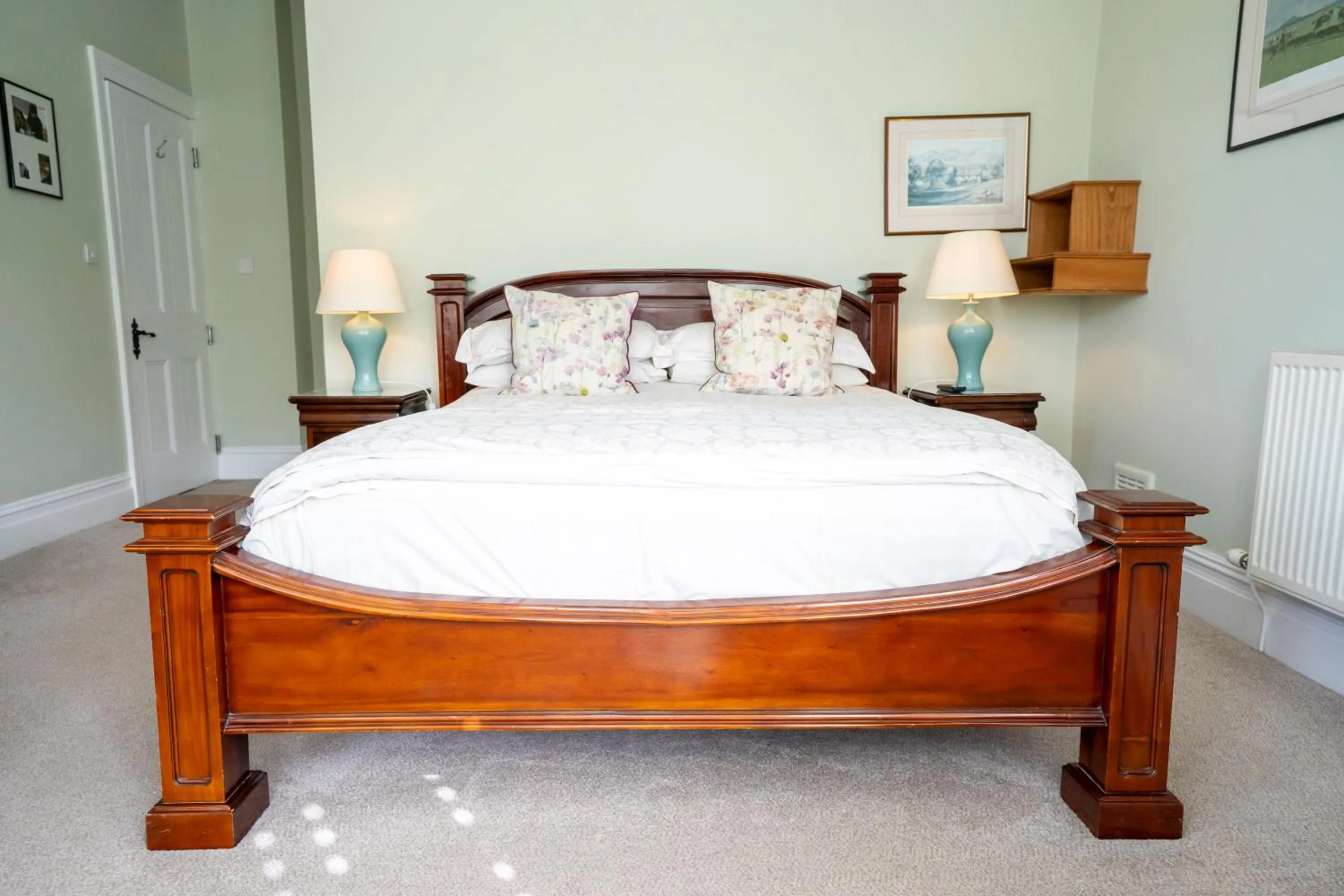 Bed in Mere Brook House
