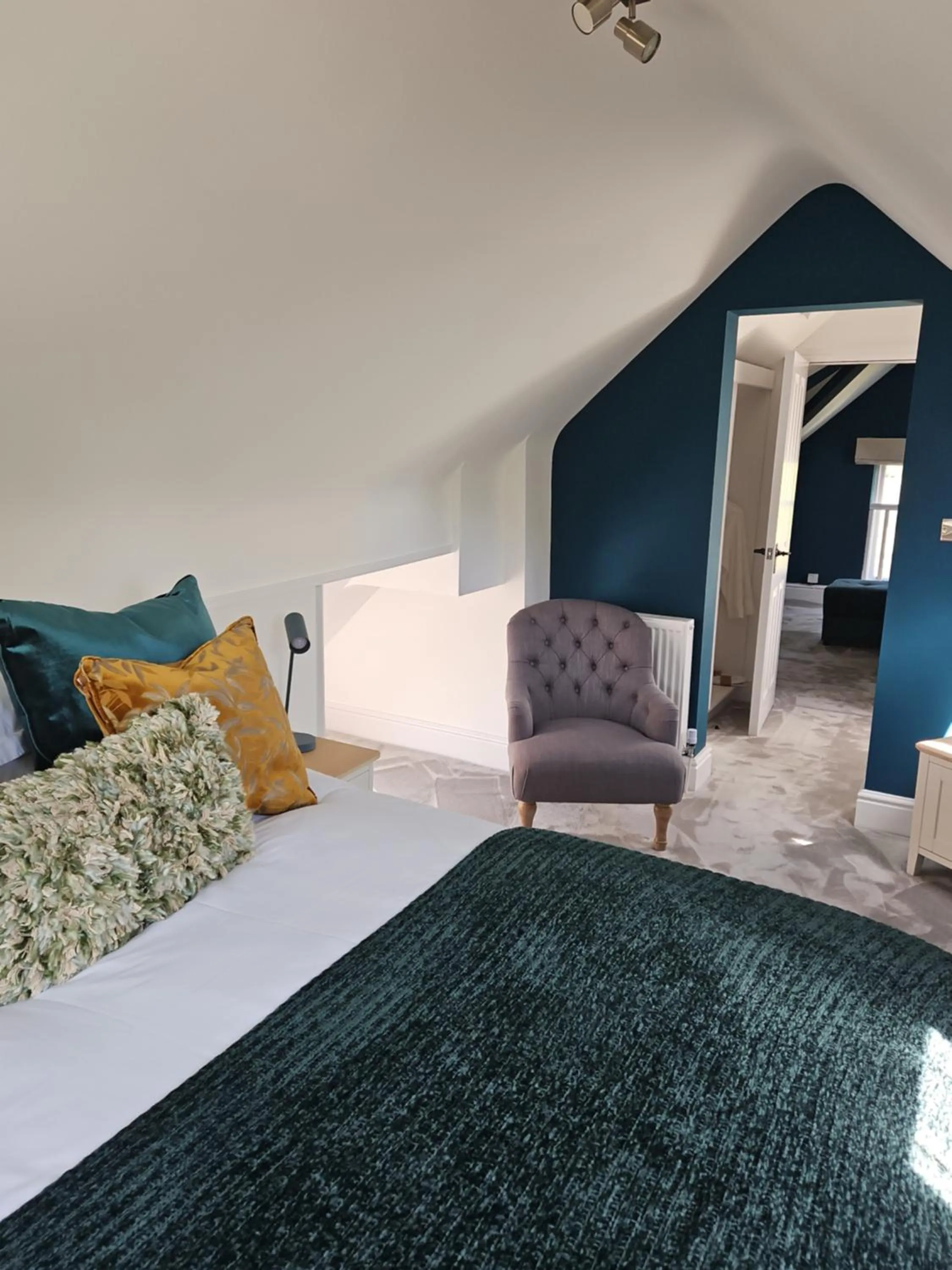 Bed in Mere Brook House