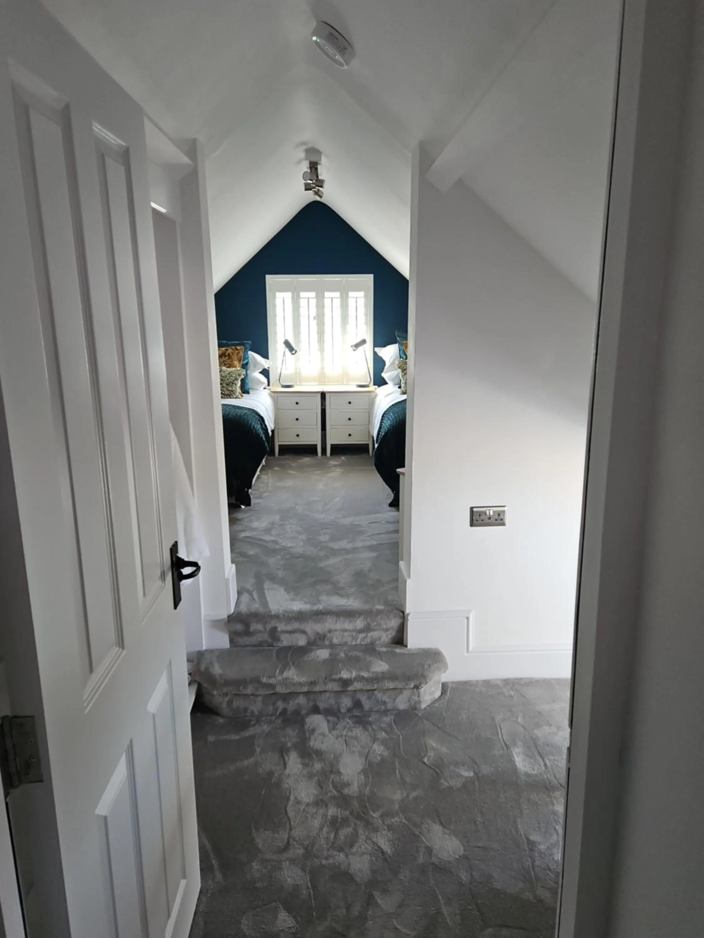 Bed in Mere Brook House