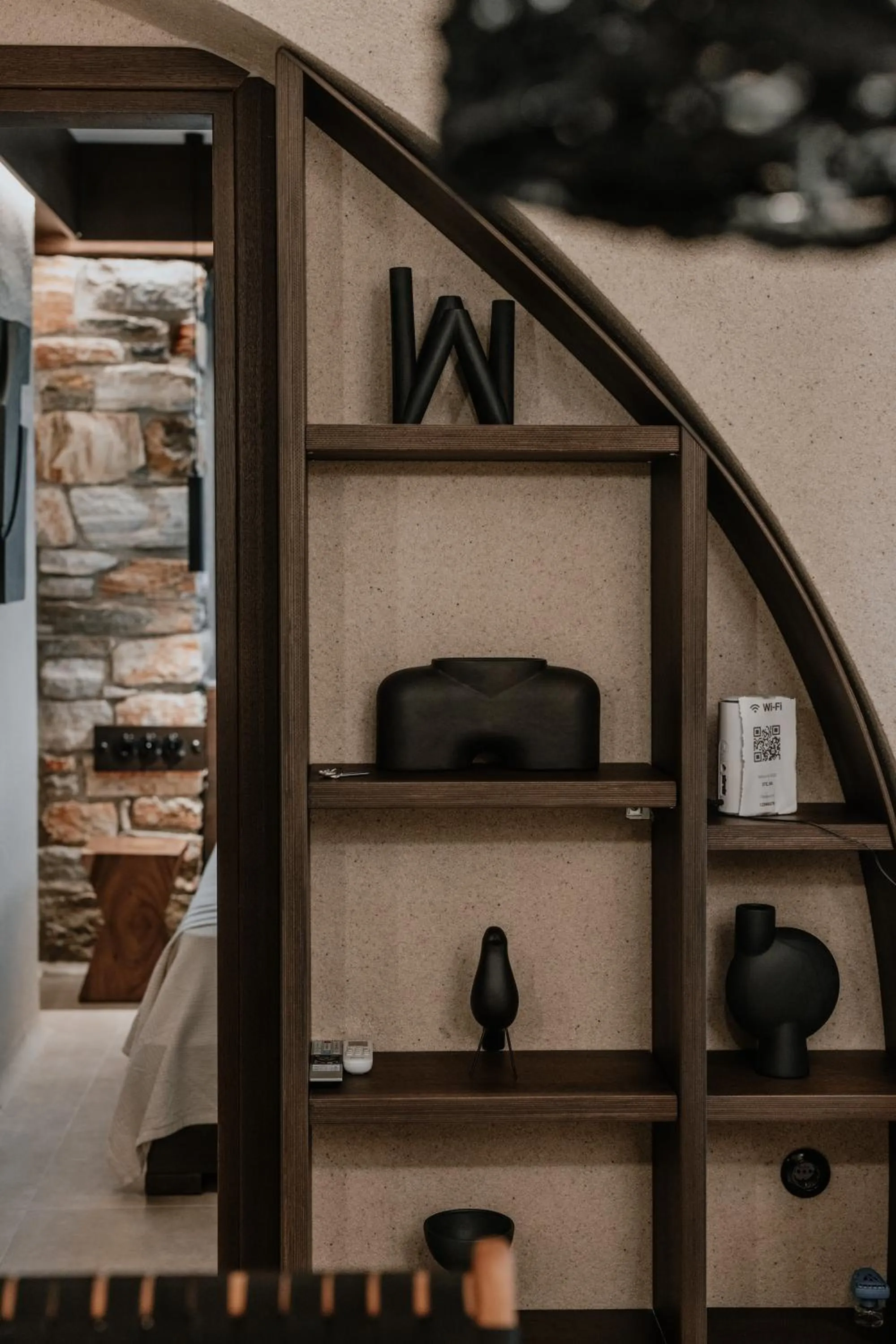 Library in ONYM Curated Villas