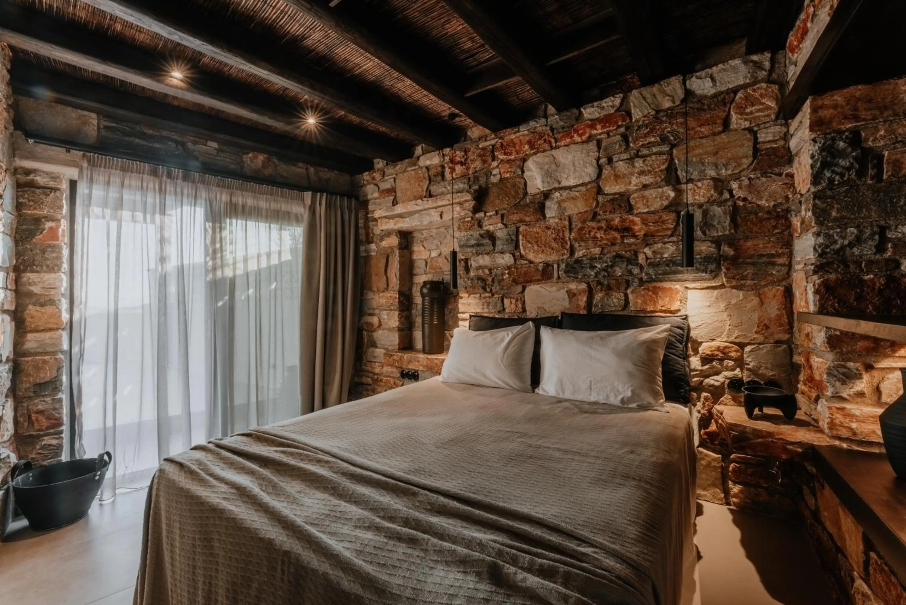 Patio, Bed in ONYM Curated Villas