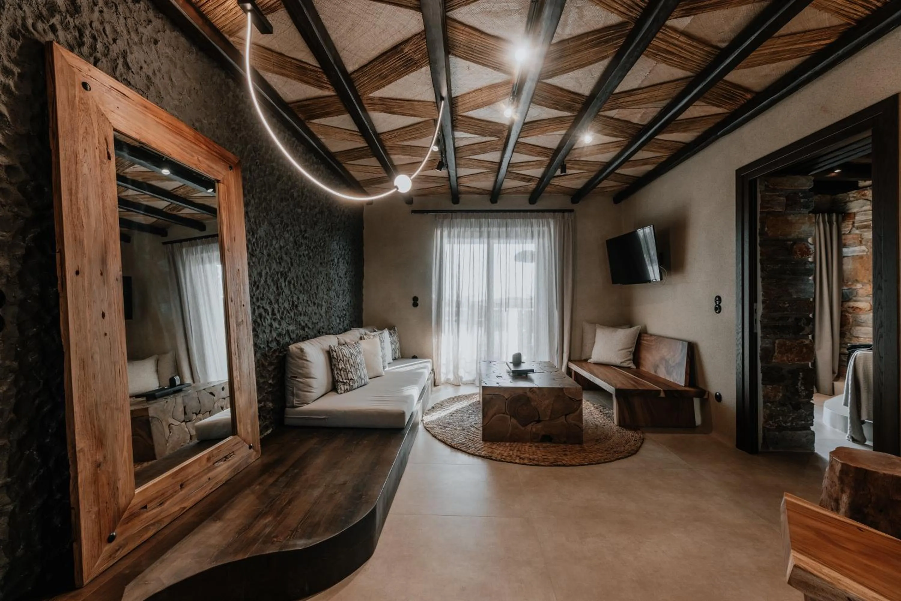 Living room in ONYM Curated Villas