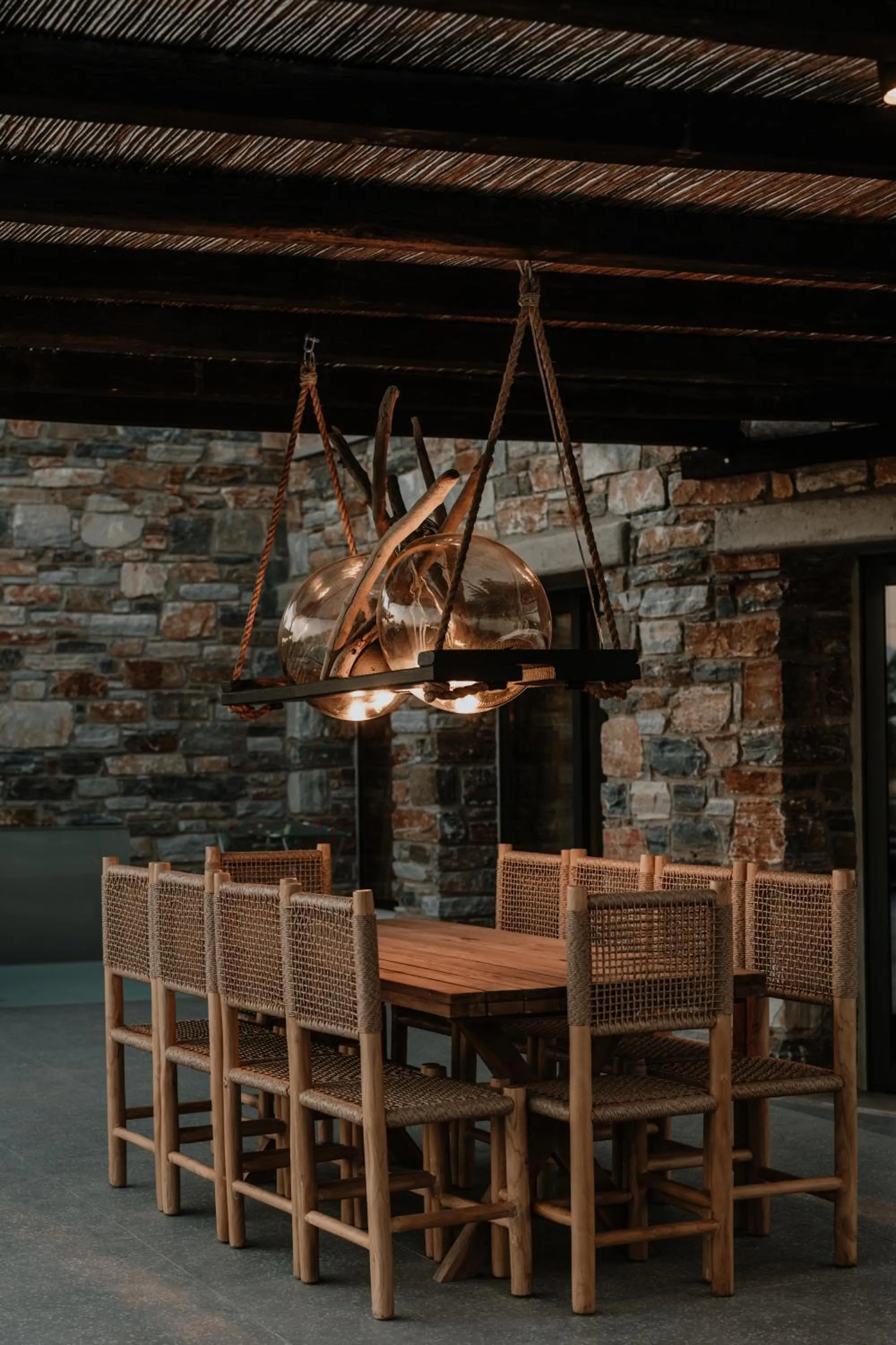 Dining area in ONYM Curated Villas