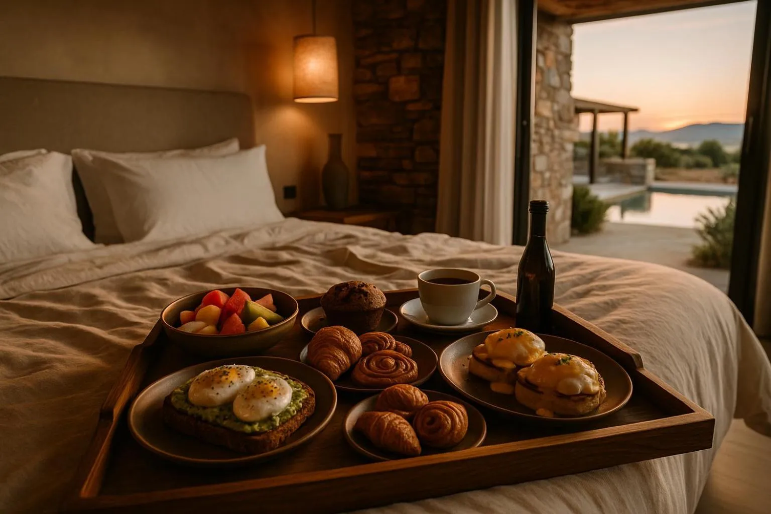 Breakfast, Bed in ONYM Curated Villas