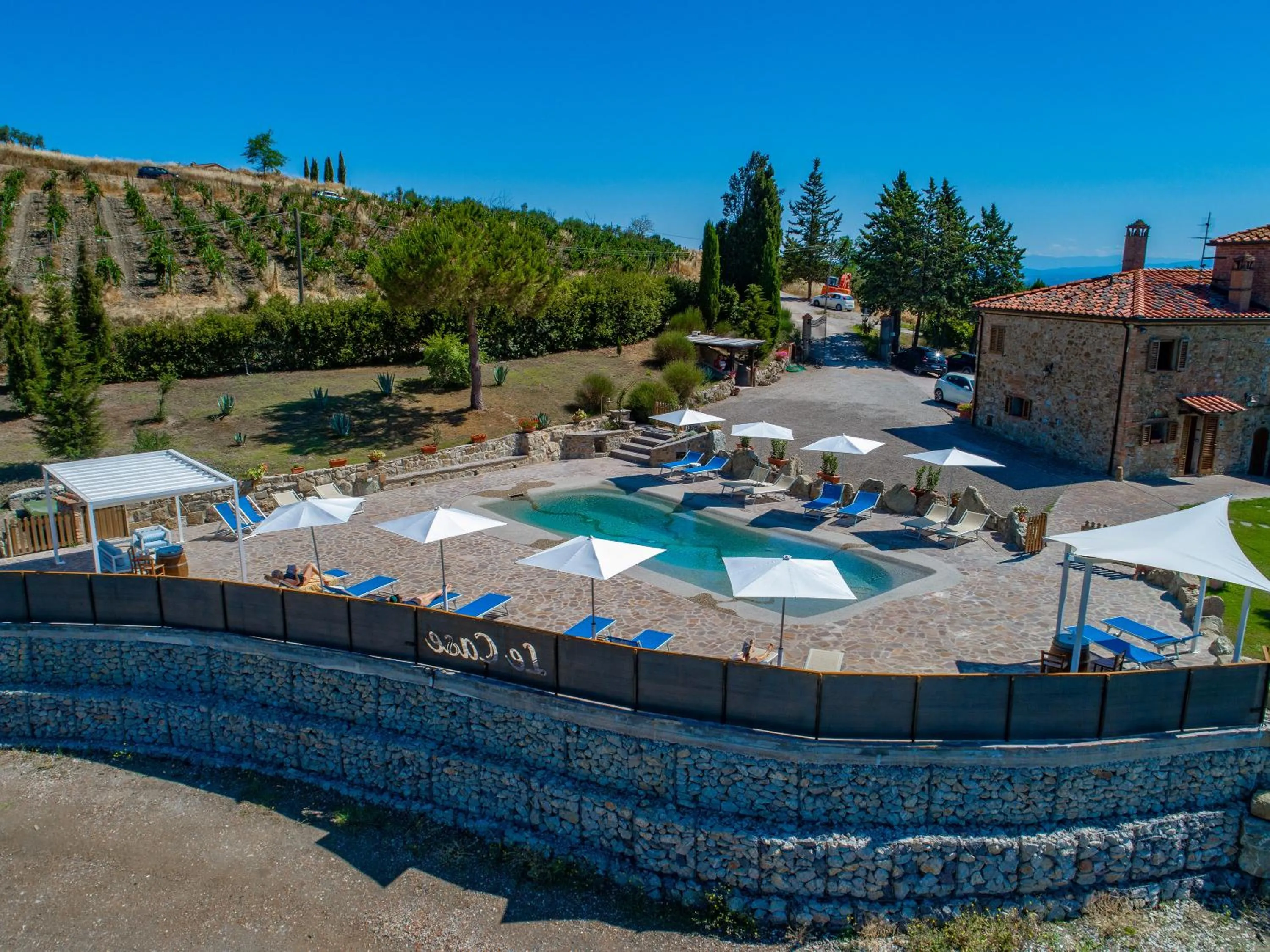 Pool view in Casa Vacanza Le Case