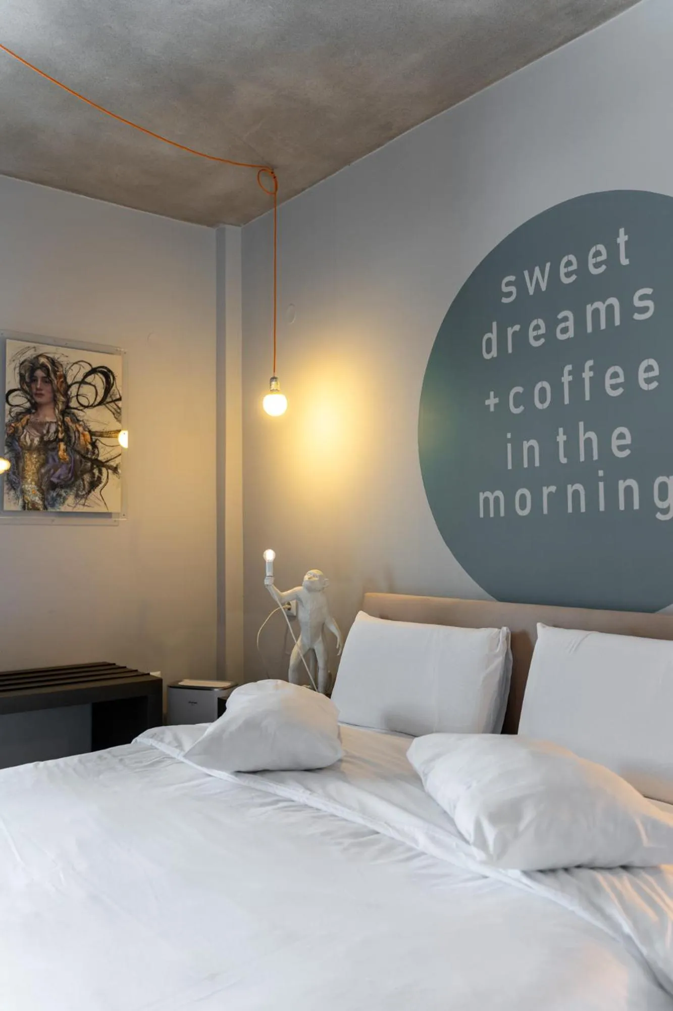 Bed in Oniropetra Boutique Hotel