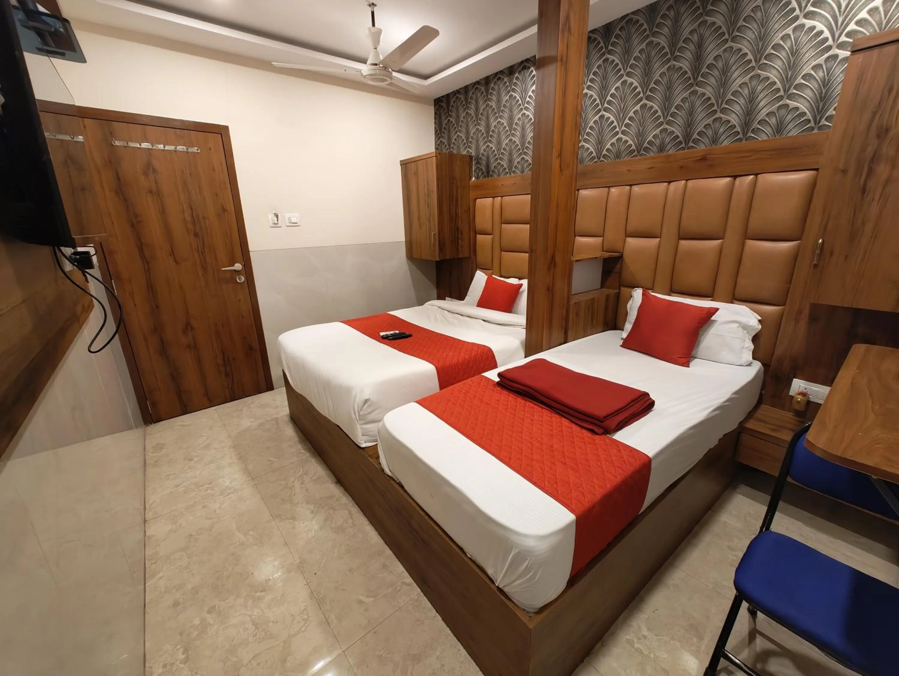Bedroom, Bed in Hotel Dream Palace Residency - Near to US Embassy Bkc Mumbai