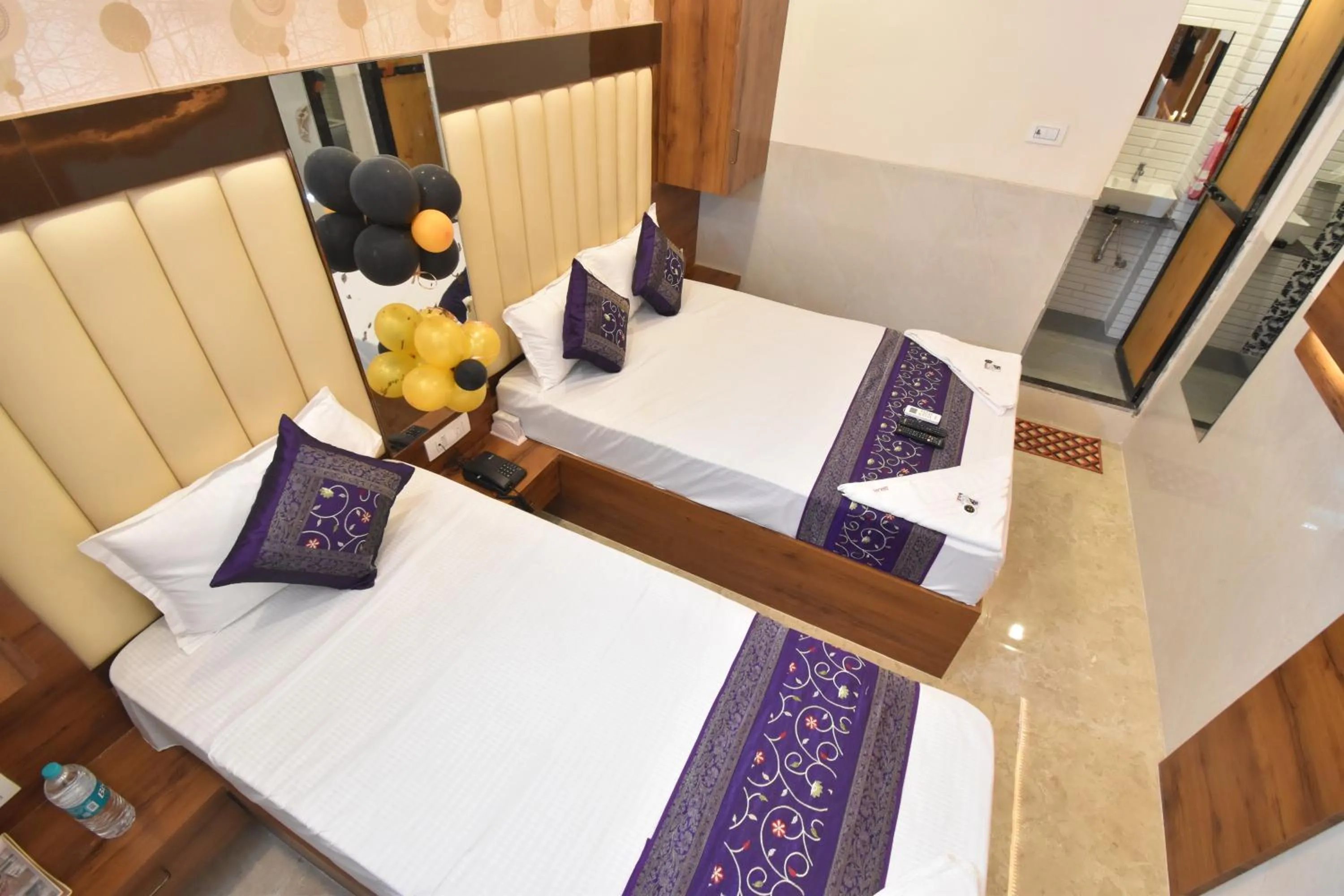 Bedroom, Bed in Hotel Dream Palace Residency - Near to US Embassy Bkc Mumbai
