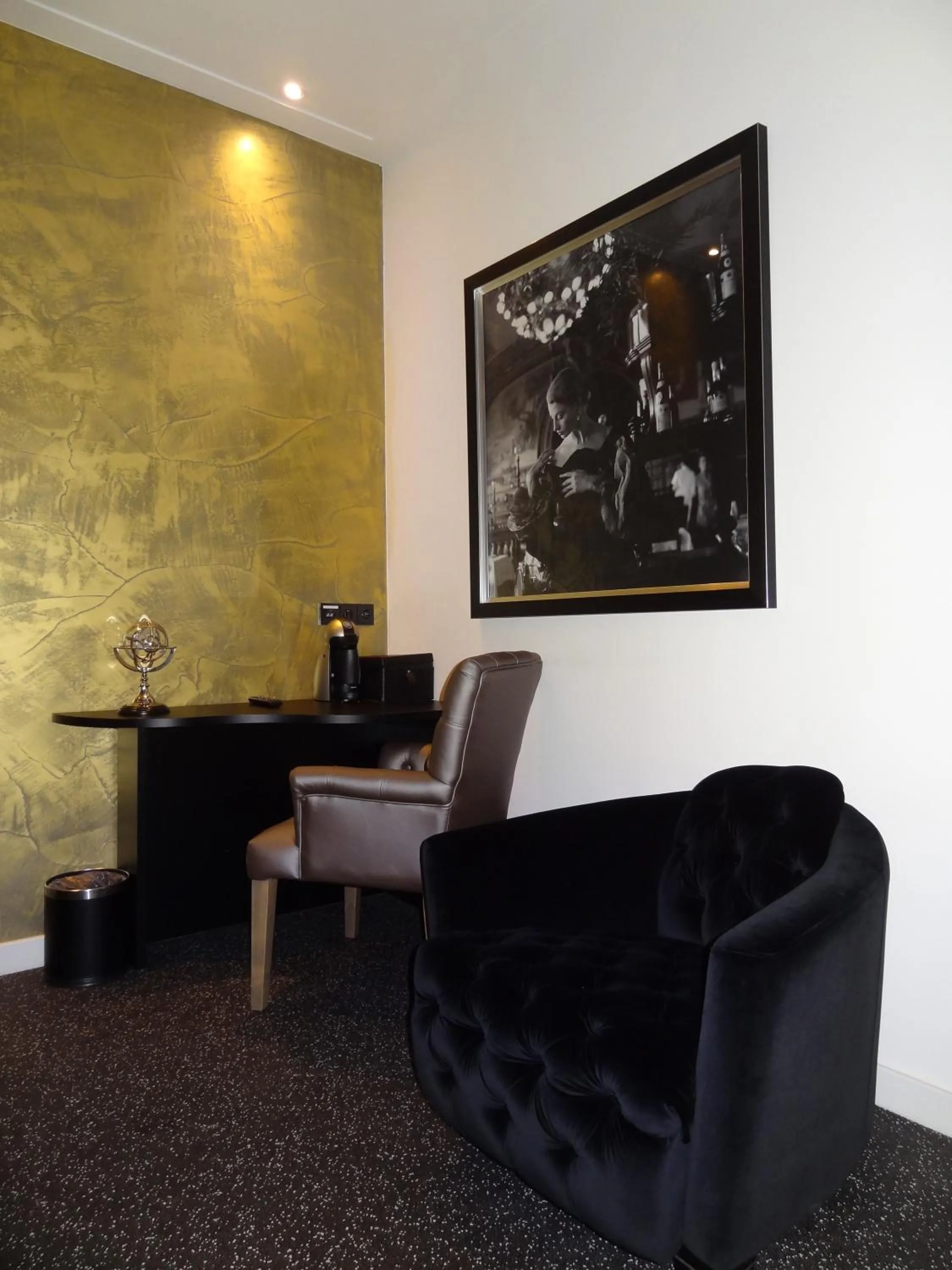 Seating area in Sara's Boutique Hotel