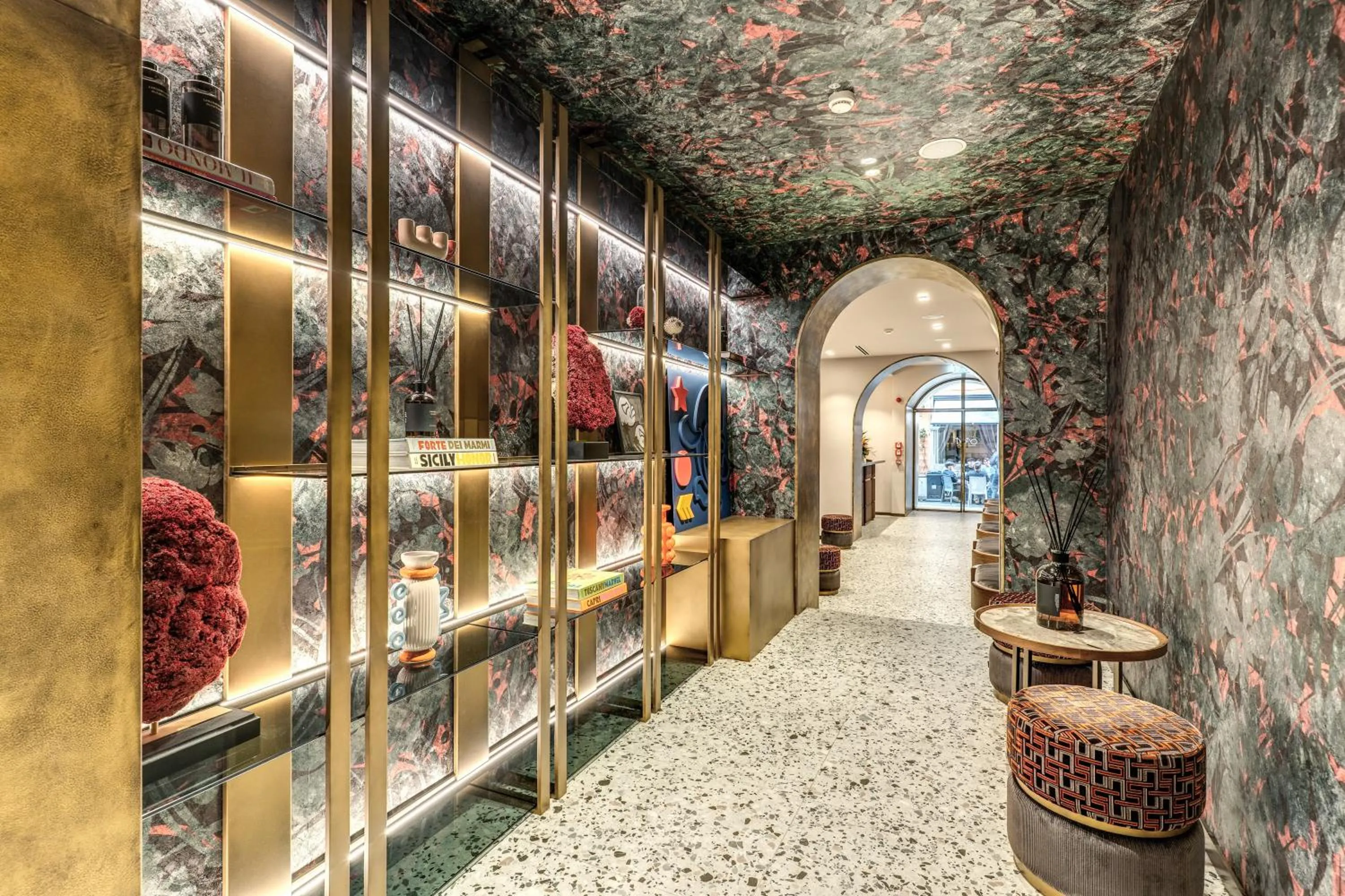 Lobby or reception in THE STEPS Hotel - by Eitch Collection