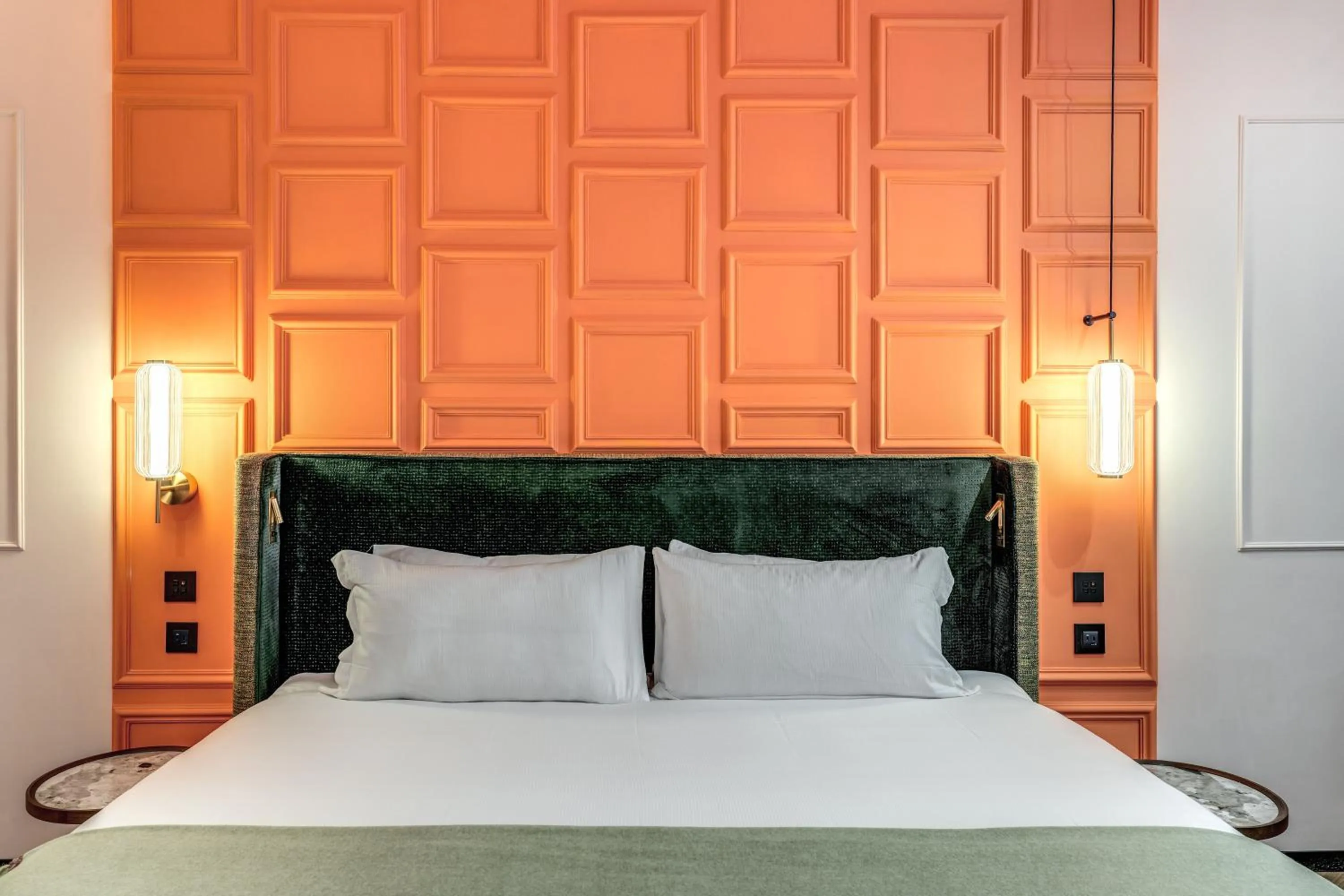 Bed in THE STEPS Hotel - by Eitch Collection