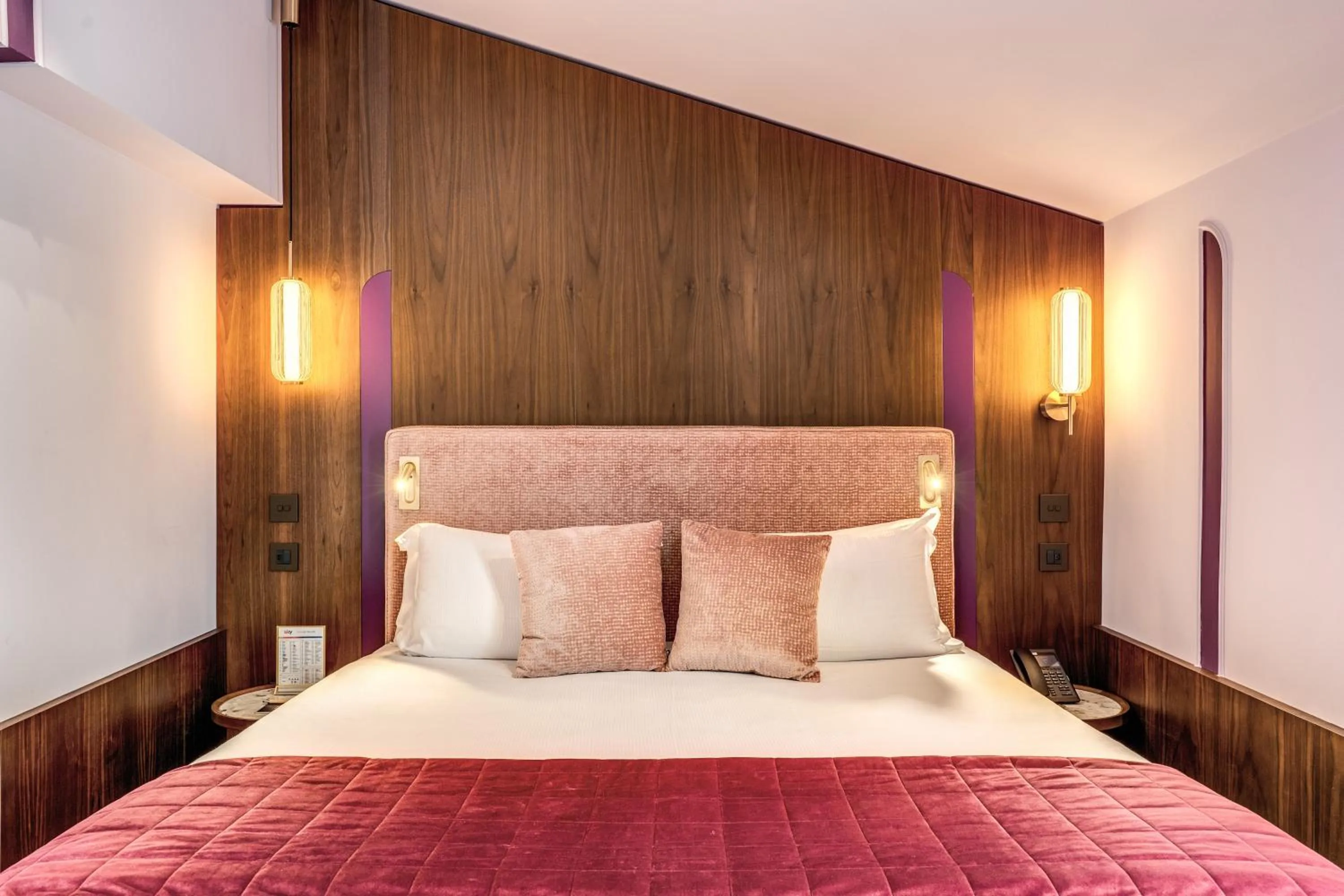 Bed in THE STEPS Hotel - by Eitch Collection