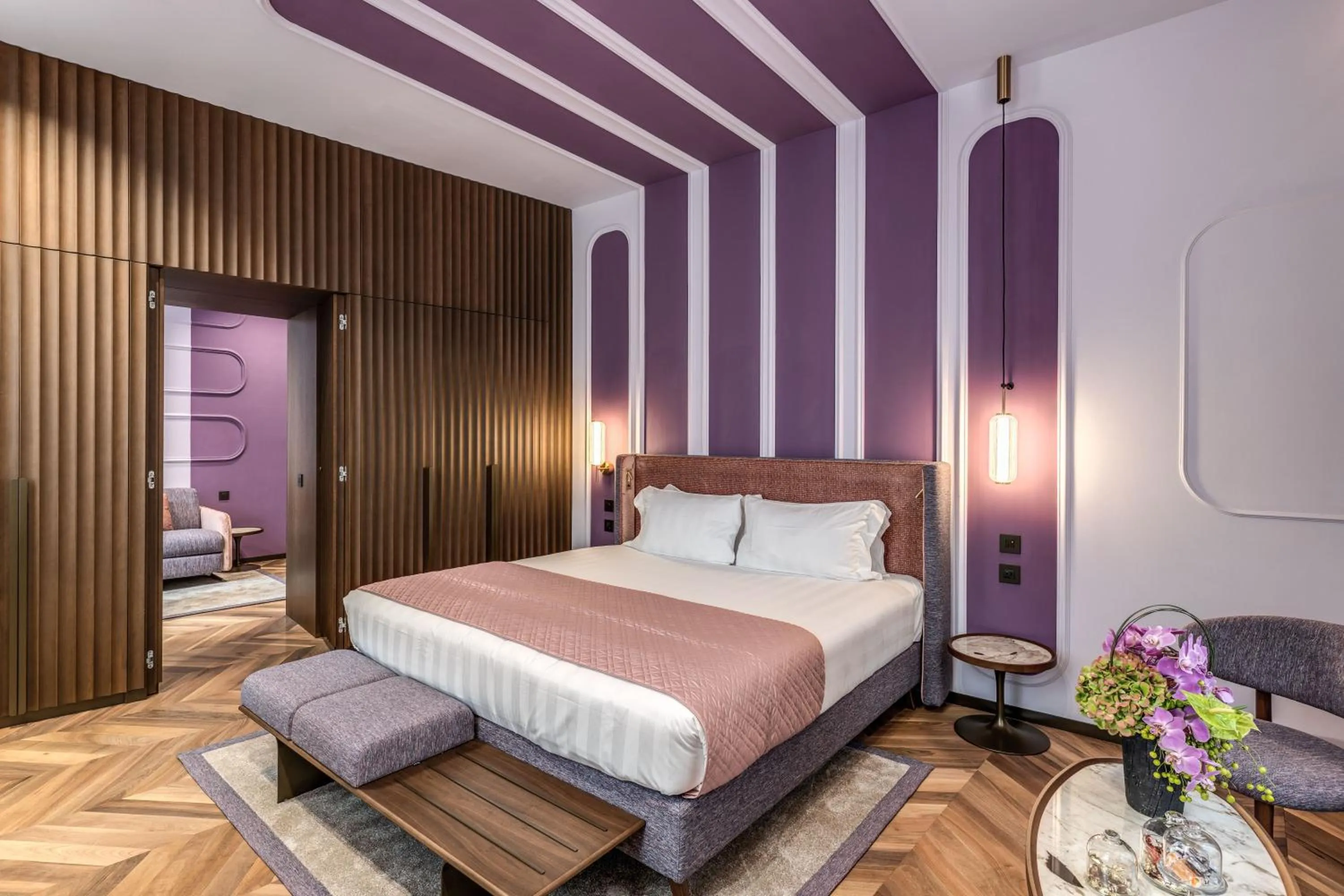 Bed in THE STEPS Hotel - by Eitch Collection