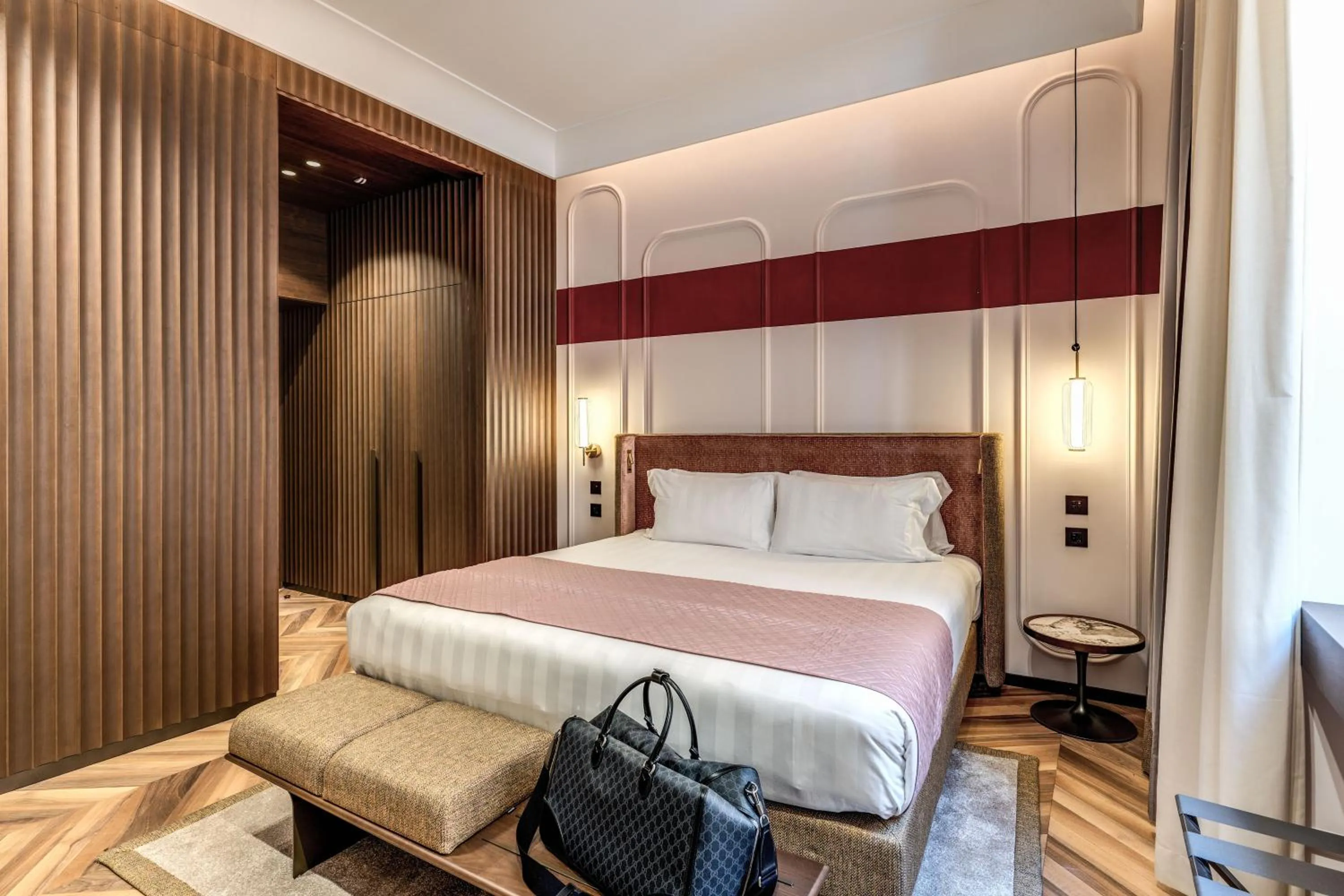 Bed in THE STEPS Hotel - by Eitch Collection