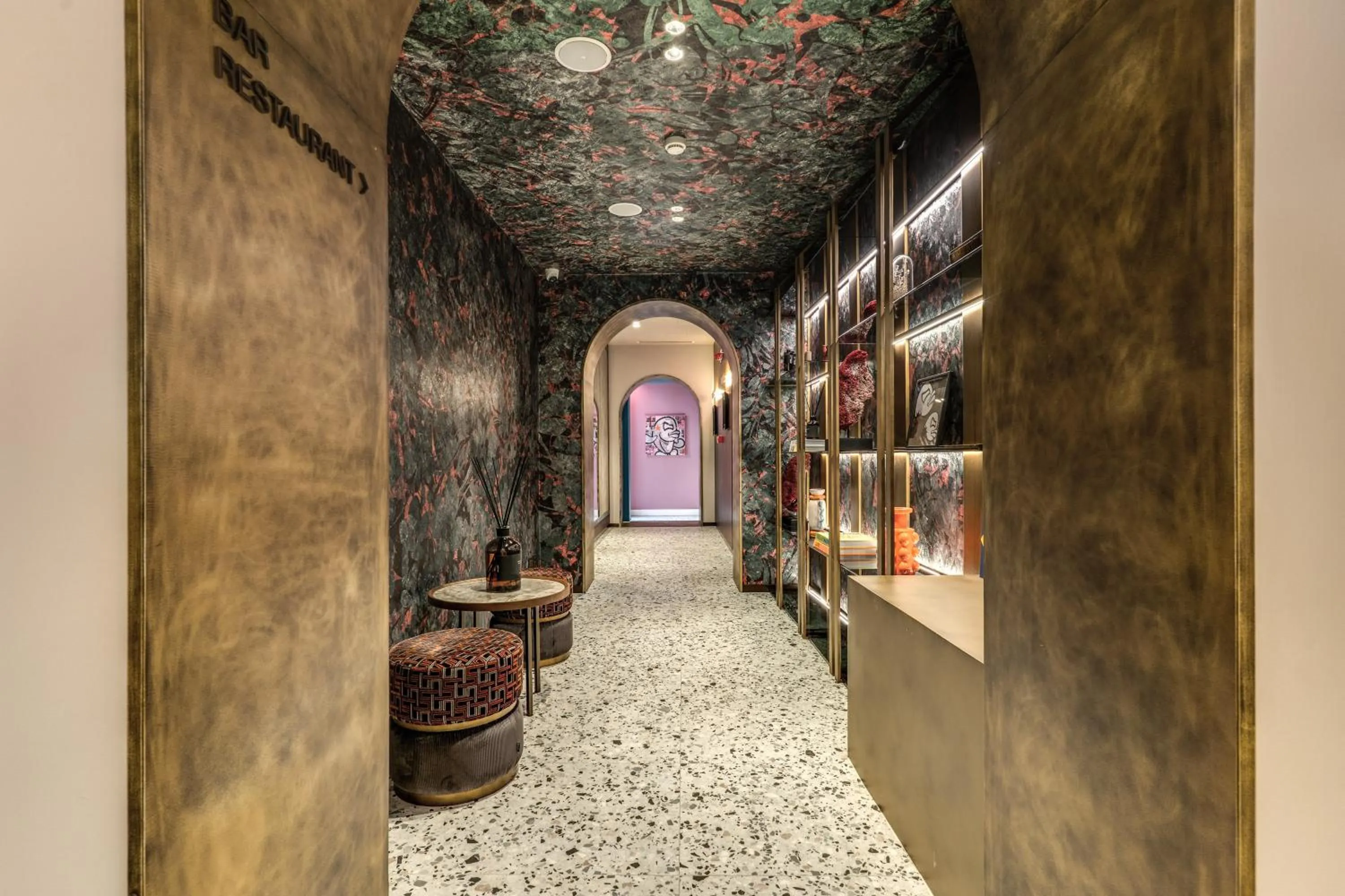 Lobby or reception in THE STEPS Hotel - by Eitch Collection