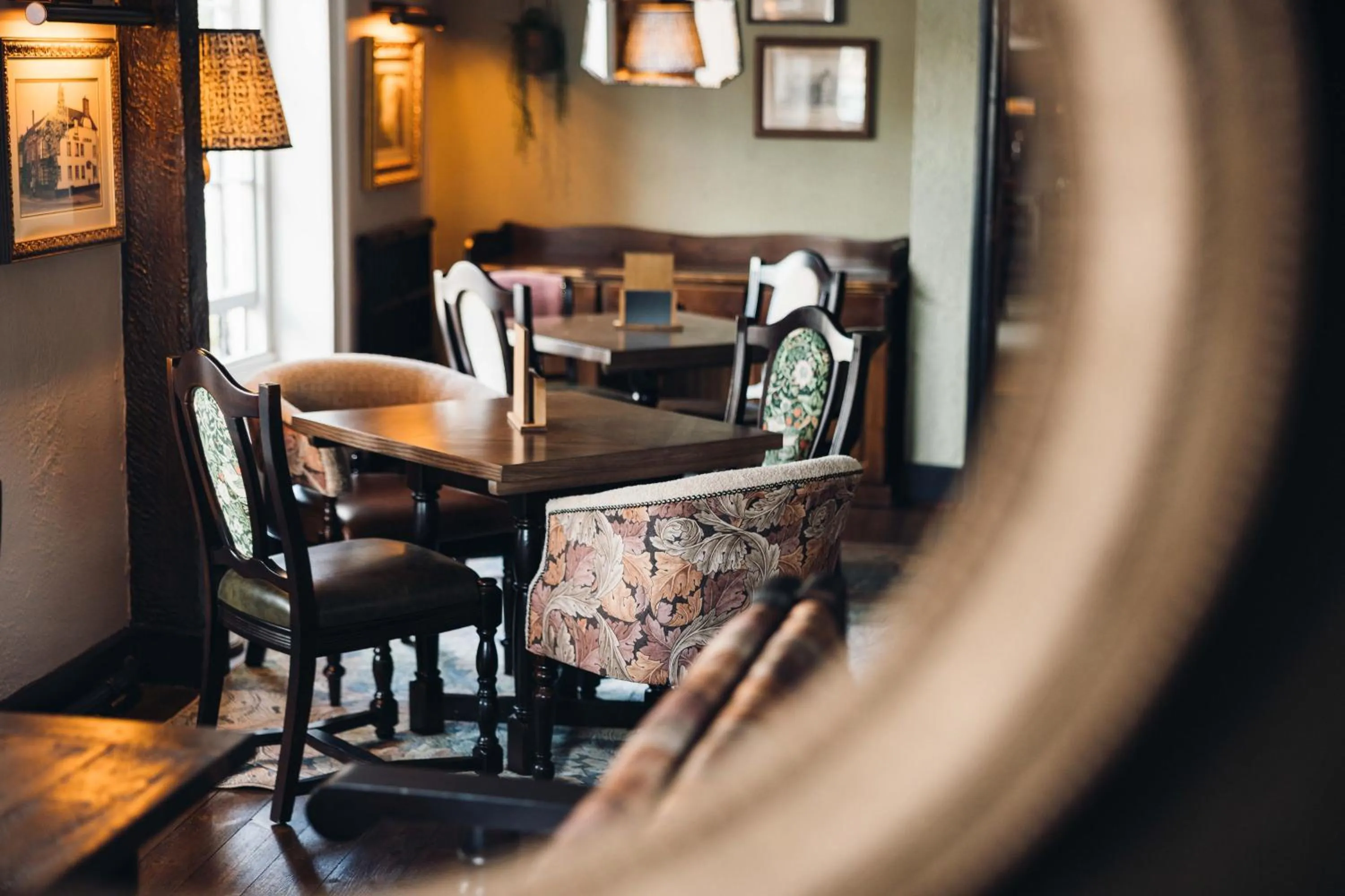Dining area in Gaskell Arms