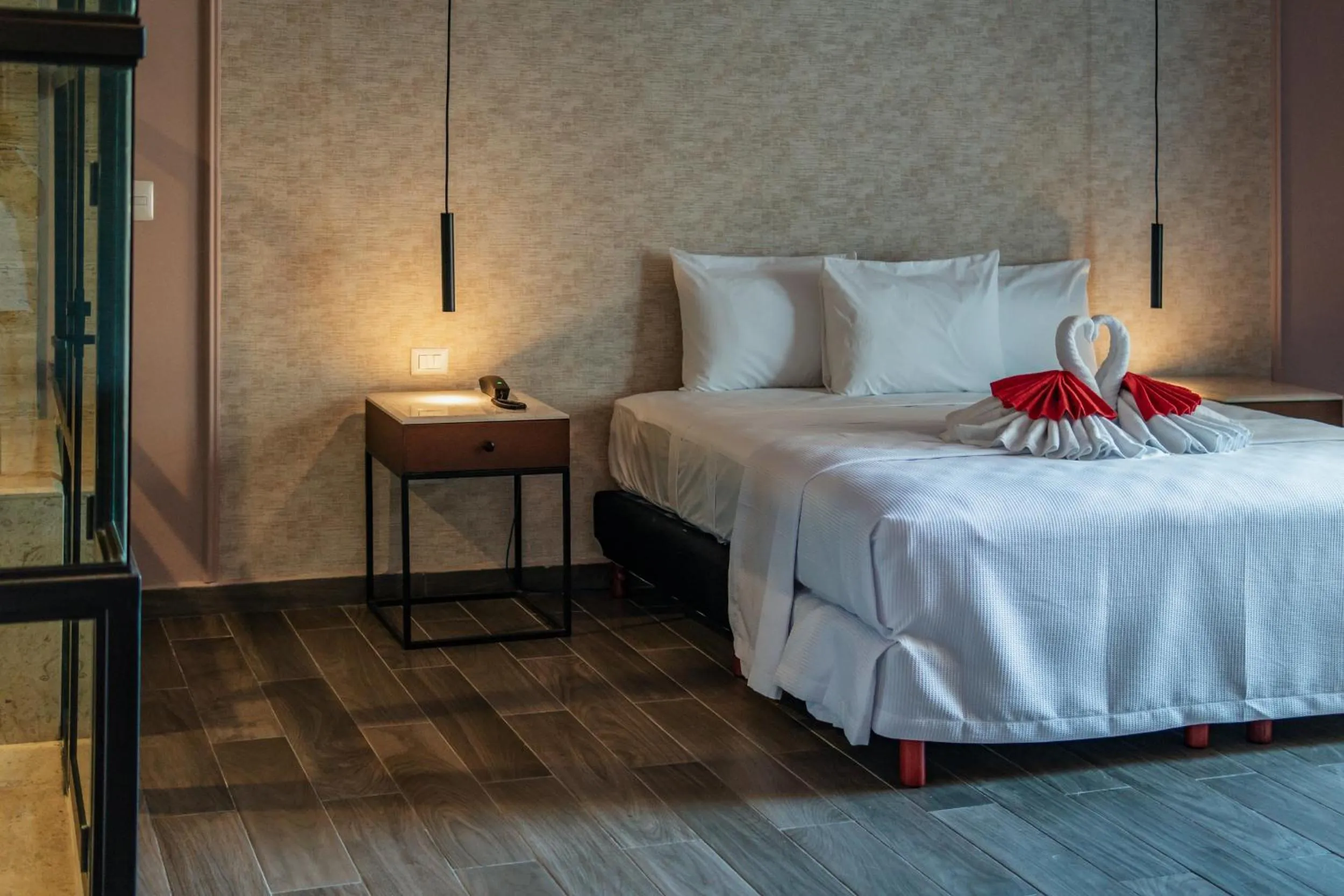 Photo of the whole room, Bed in Hotel MID Project